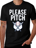 Please Pitch Baseball T-Shirt