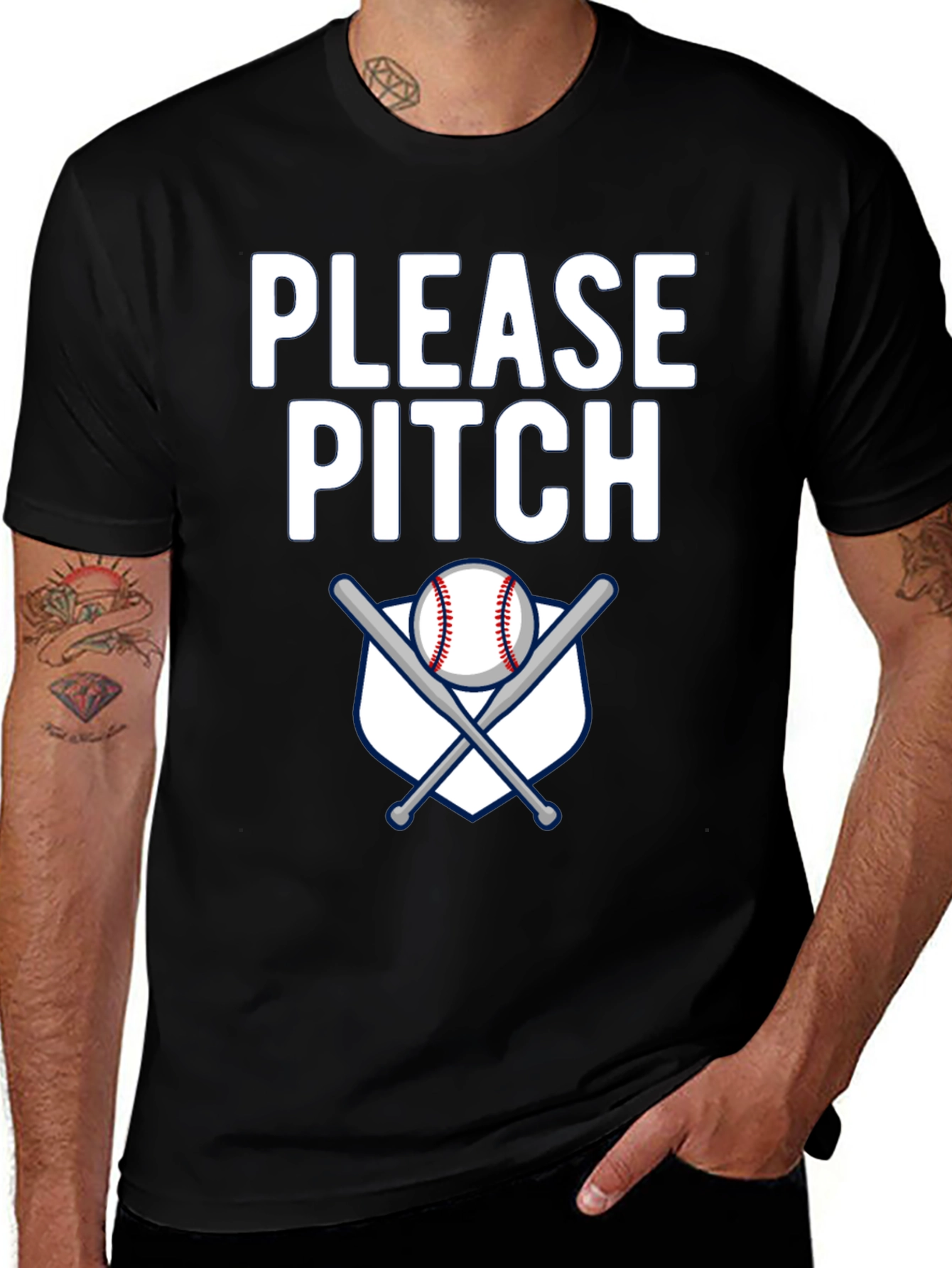 Please Pitch Baseball T-Shirt