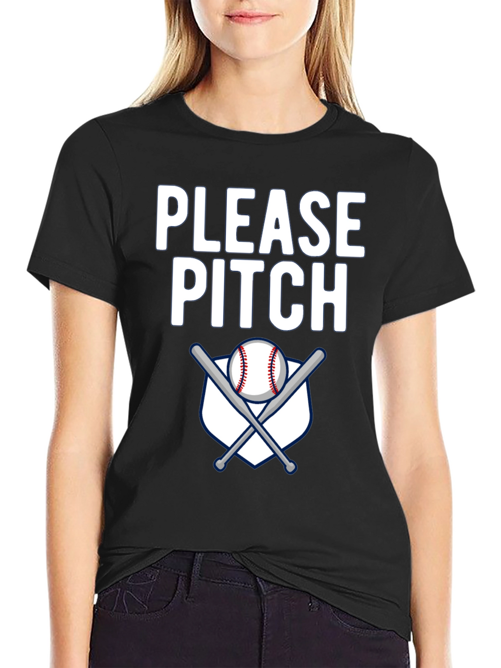 Please Pitch Baseball T-Shirt