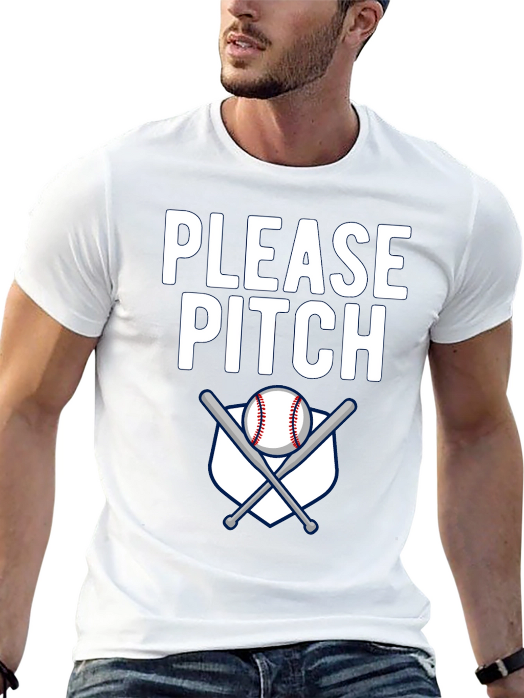 Please Pitch Baseball T-Shirt