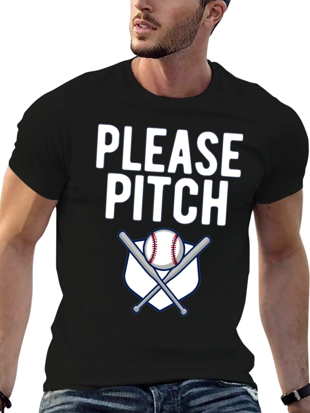 Please Pitch Baseball T-Shirt