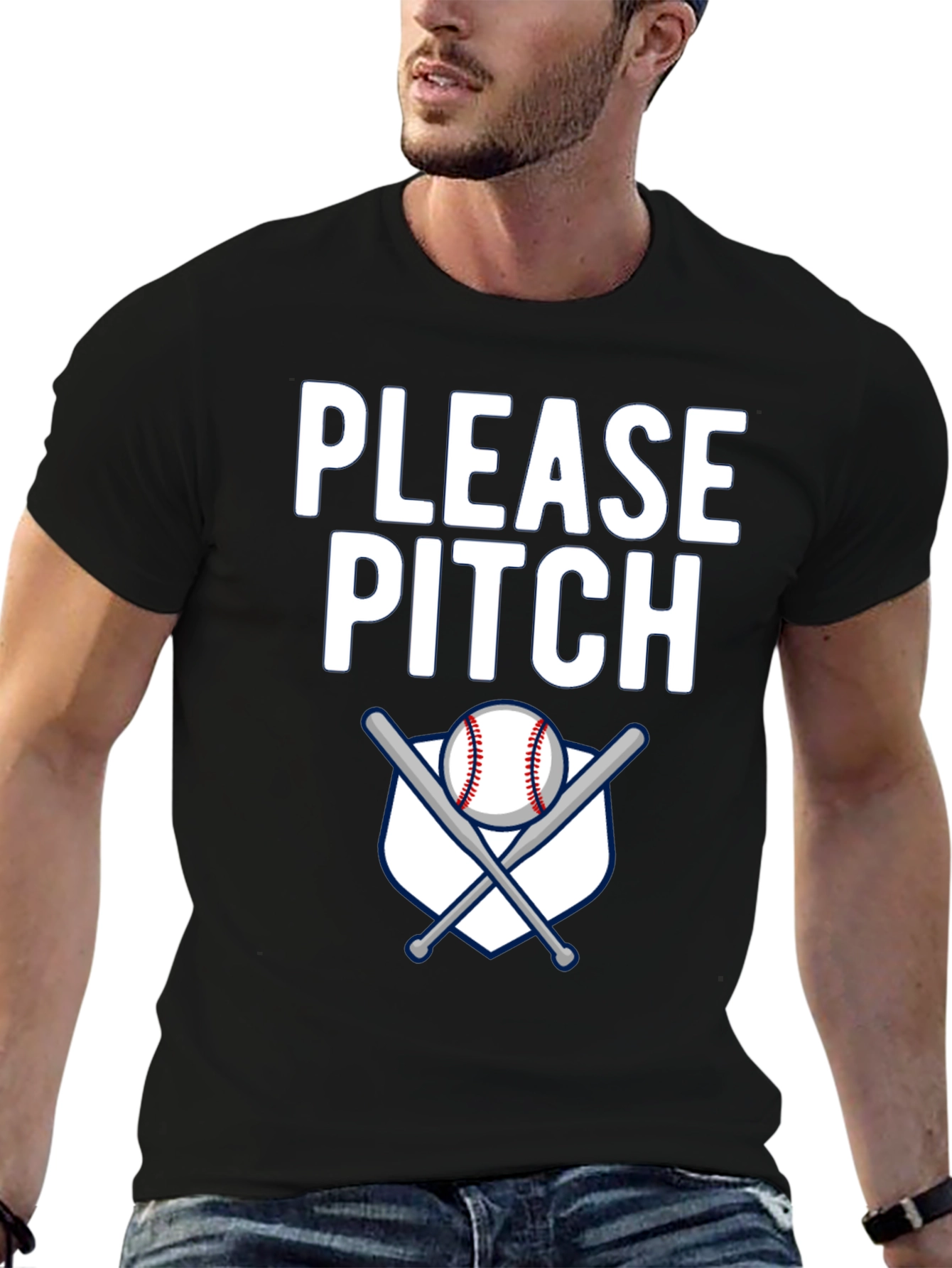 Please Pitch Baseball T-Shirt