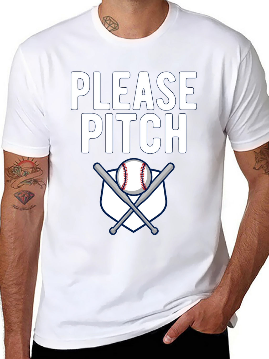 Please Pitch Baseball T-Shirt