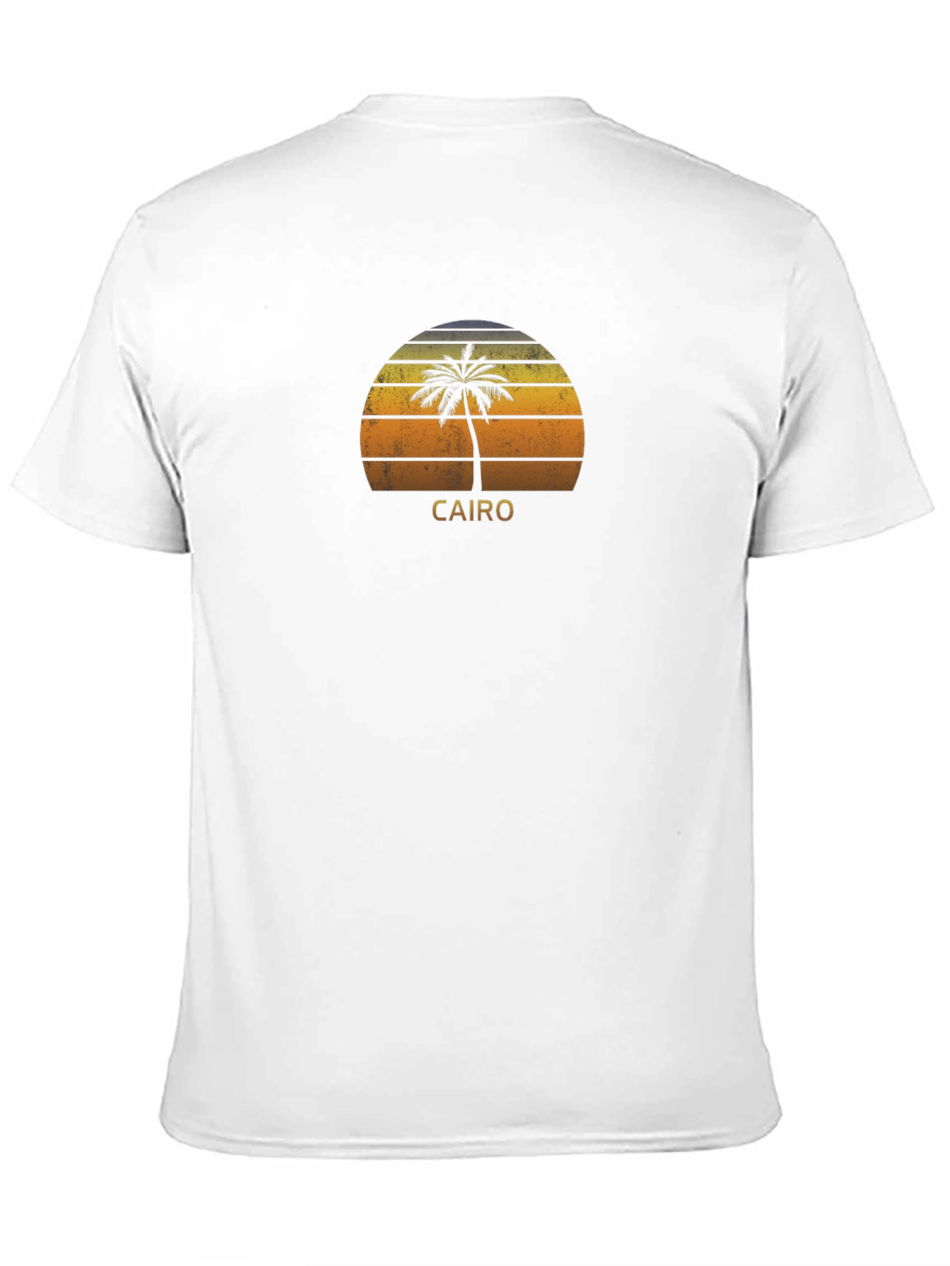 Cairo Sunset Palm Tree Graphic Tee