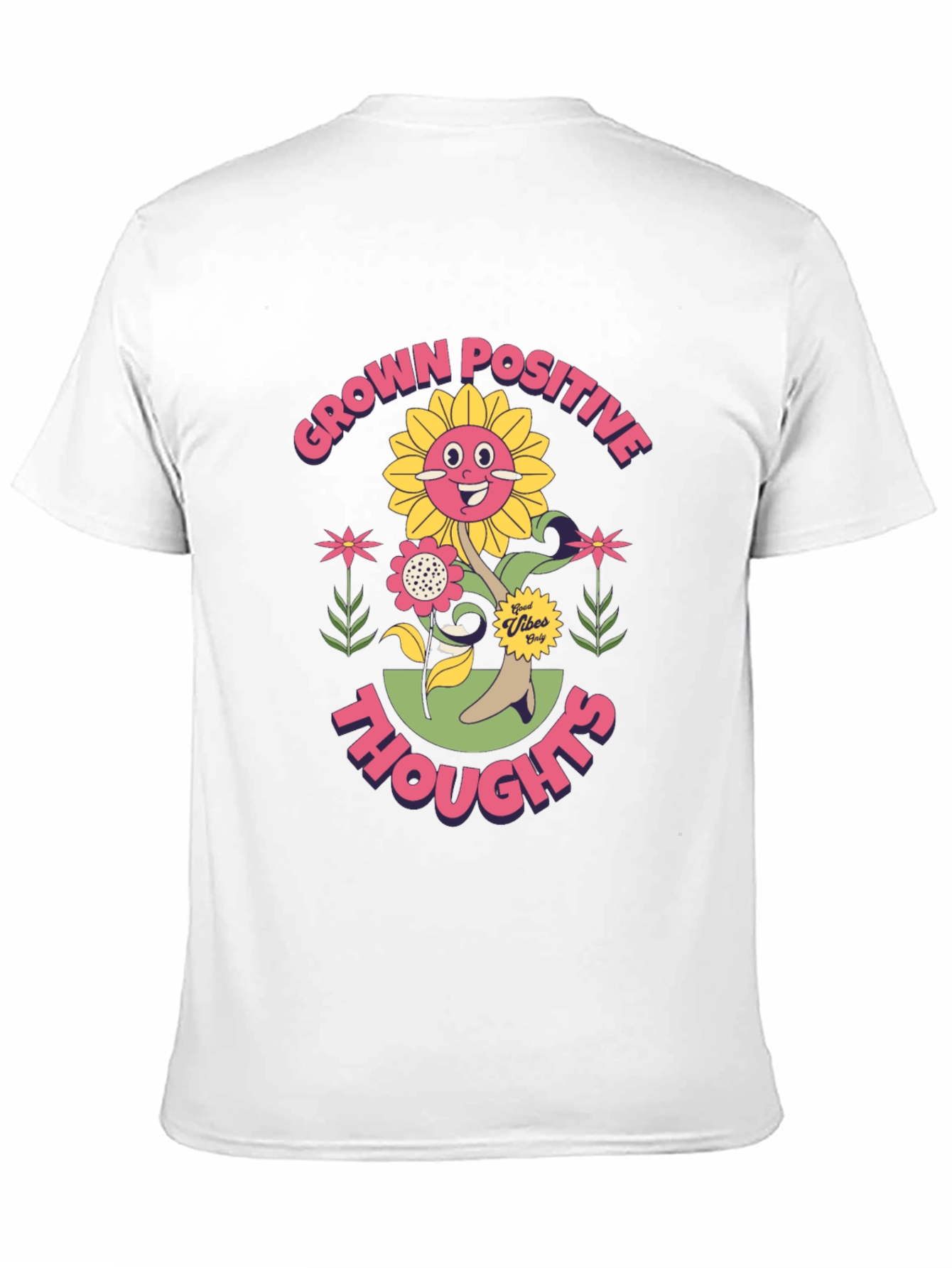 Grown Positive Thoughts Graphic T-Shirt