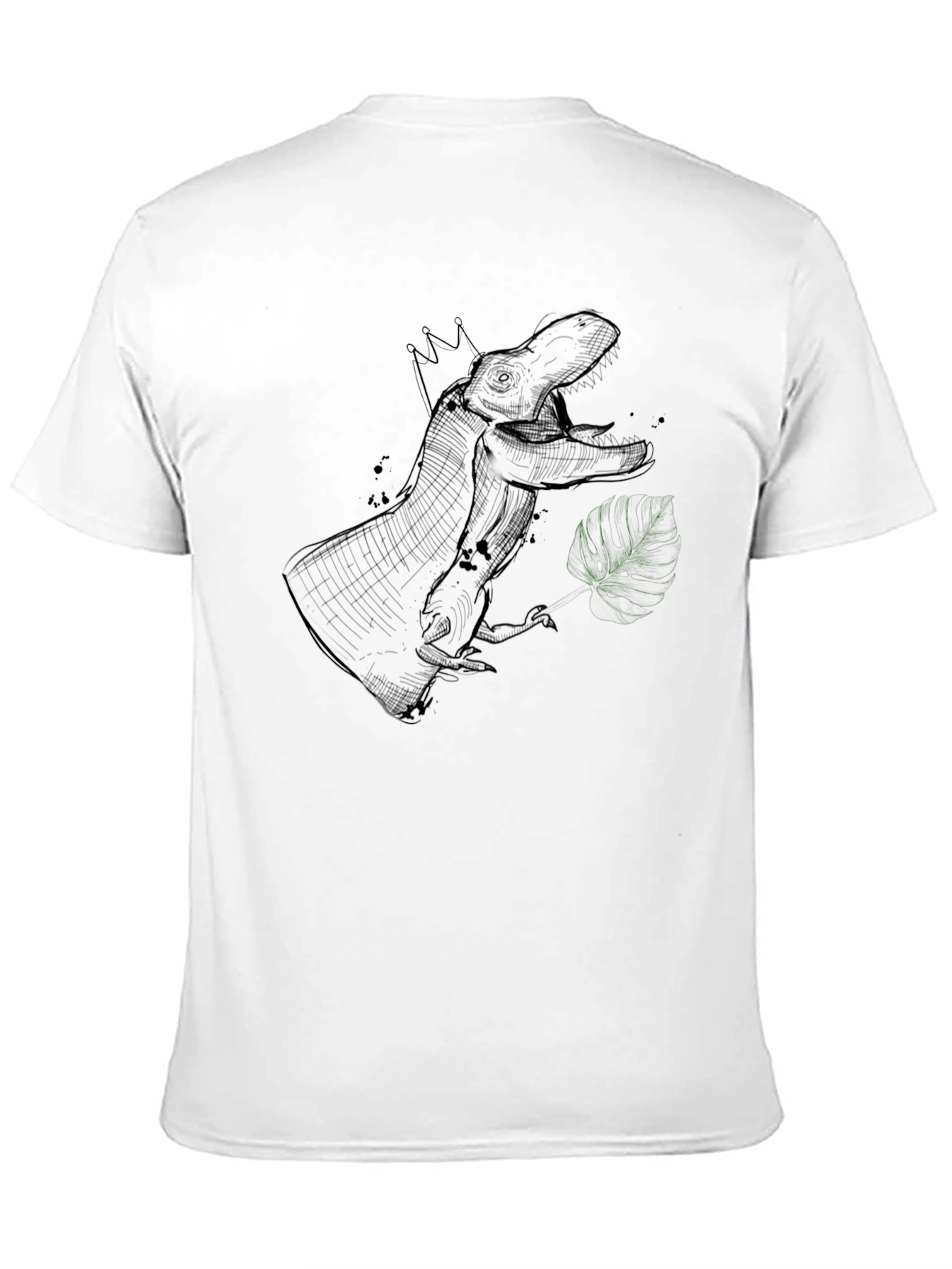 King T-Rex Graphic Tee - Stylish Black Shirt