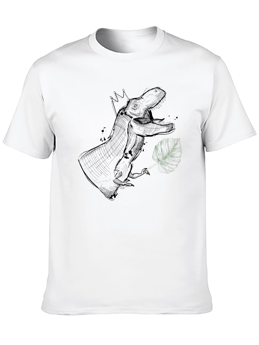 King T-Rex Graphic Tee - Stylish Black Shirt