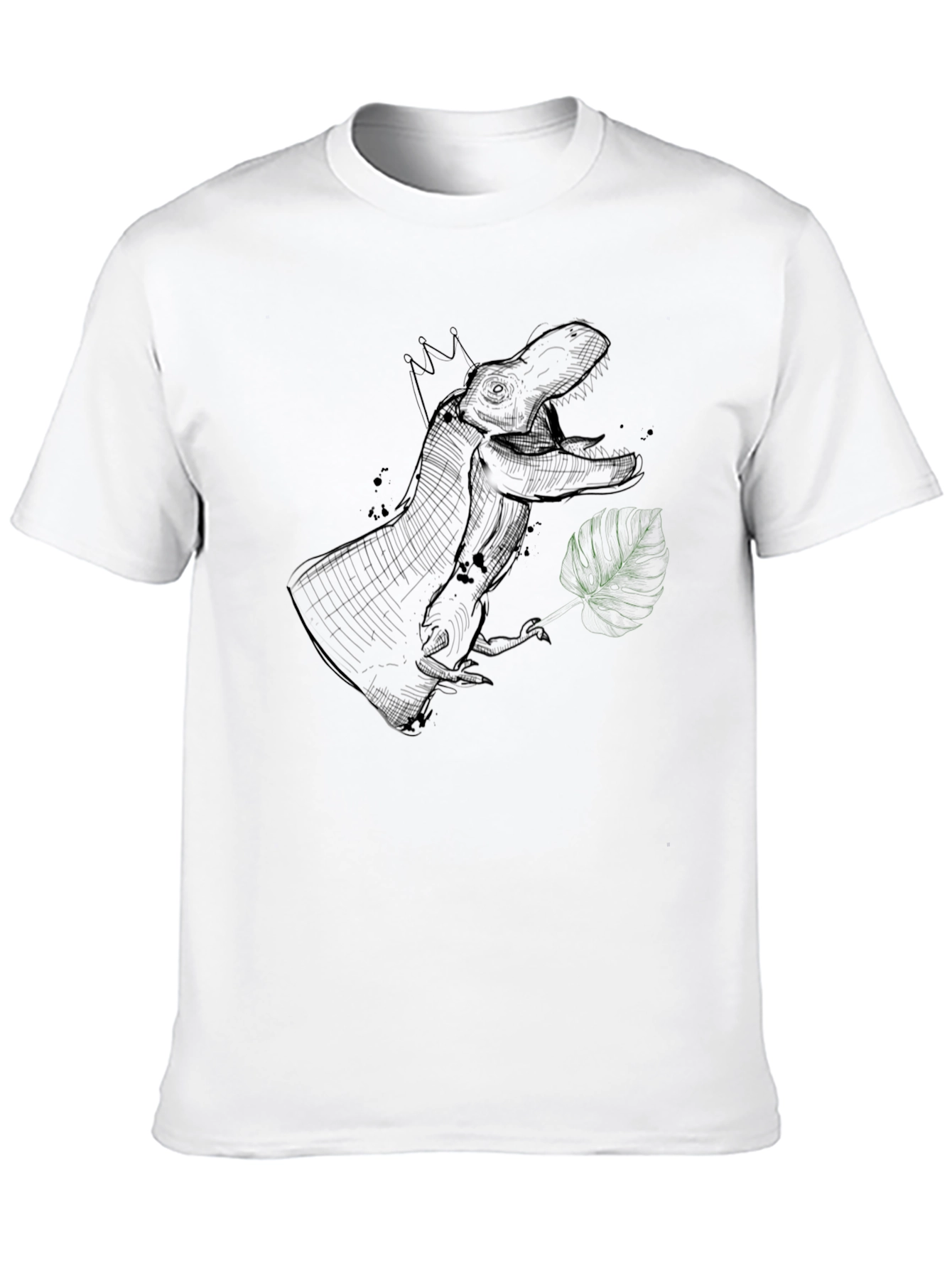 King T-Rex Graphic Tee - Stylish Black Shirt