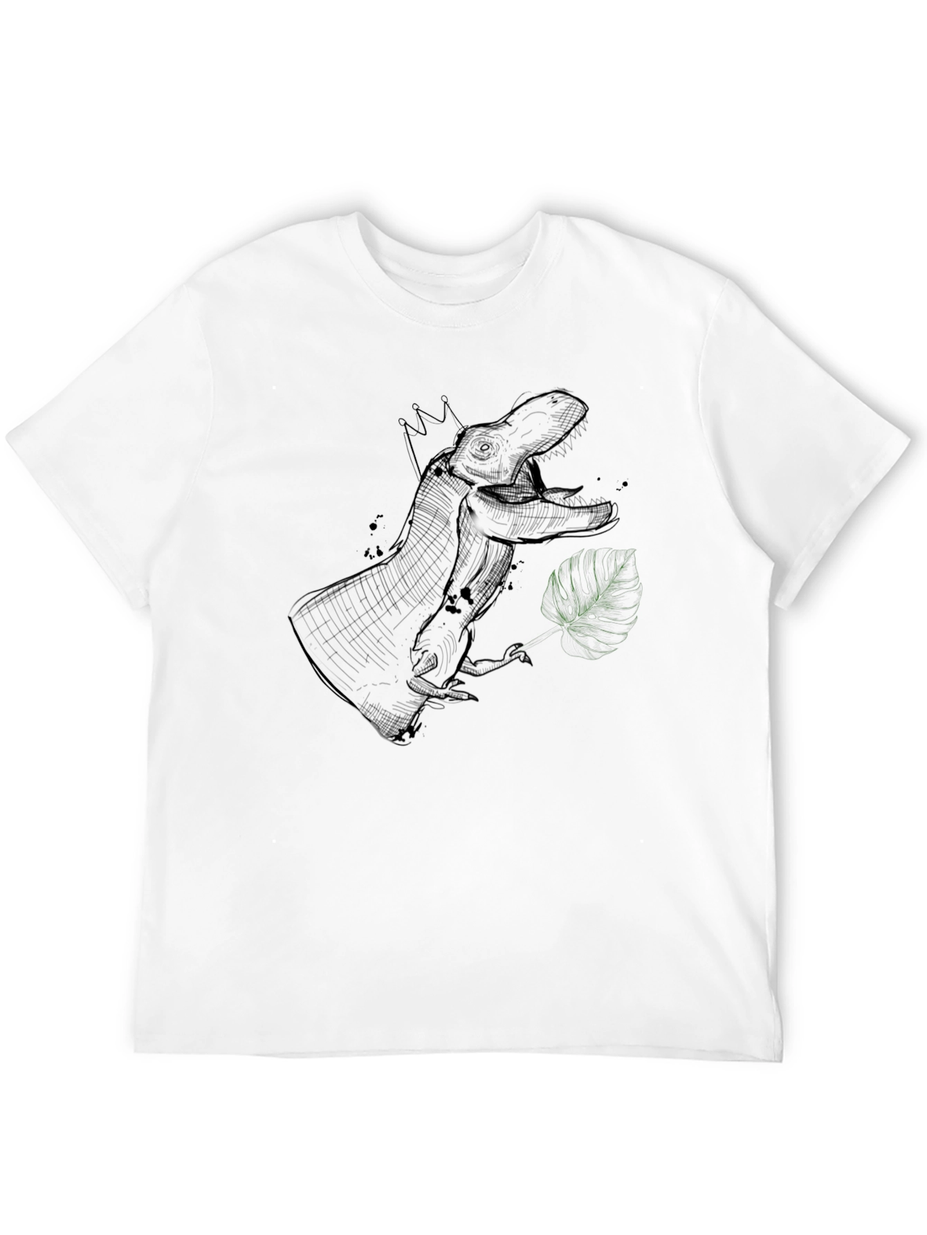 King T-Rex Graphic Tee - Stylish Black Shirt