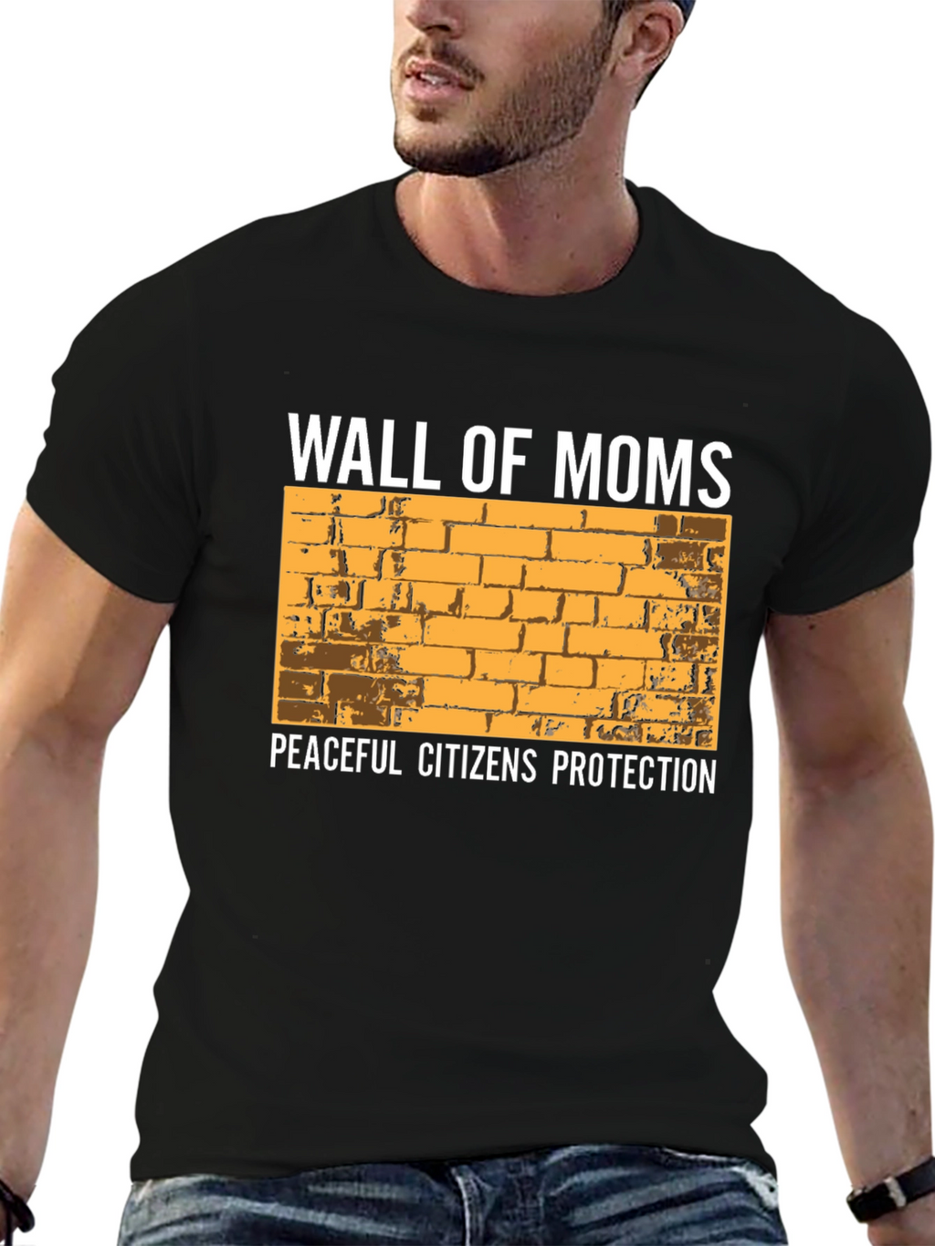 Wall of Moms Graphic Tee - Peaceful Citizens Protection