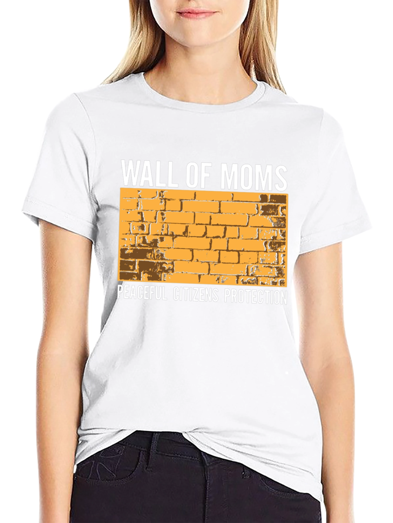 Wall of Moms Graphic Tee - Peaceful Citizens Protection