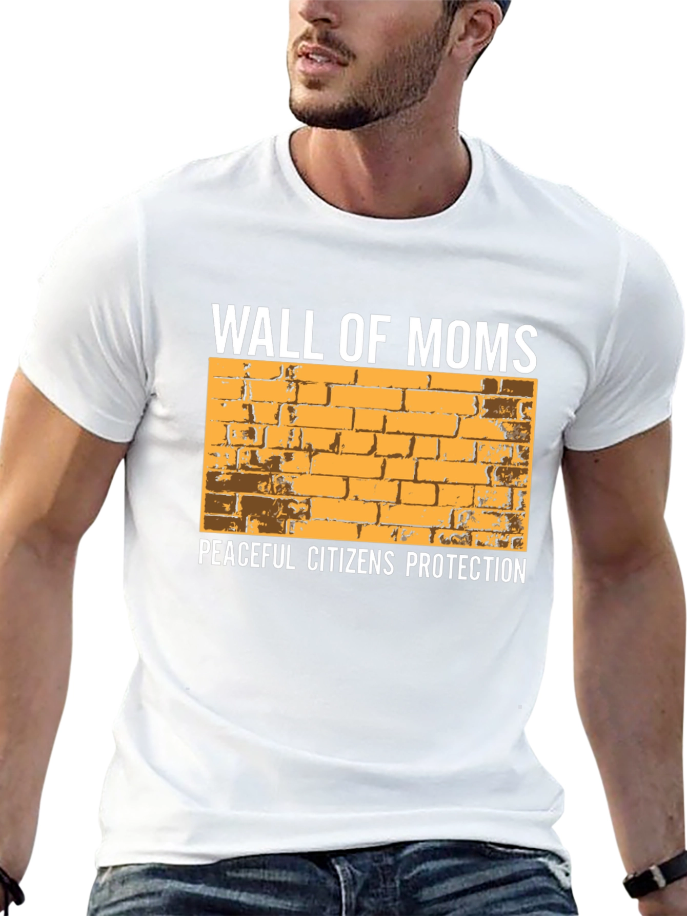 Wall of Moms Graphic Tee - Peaceful Citizens Protection