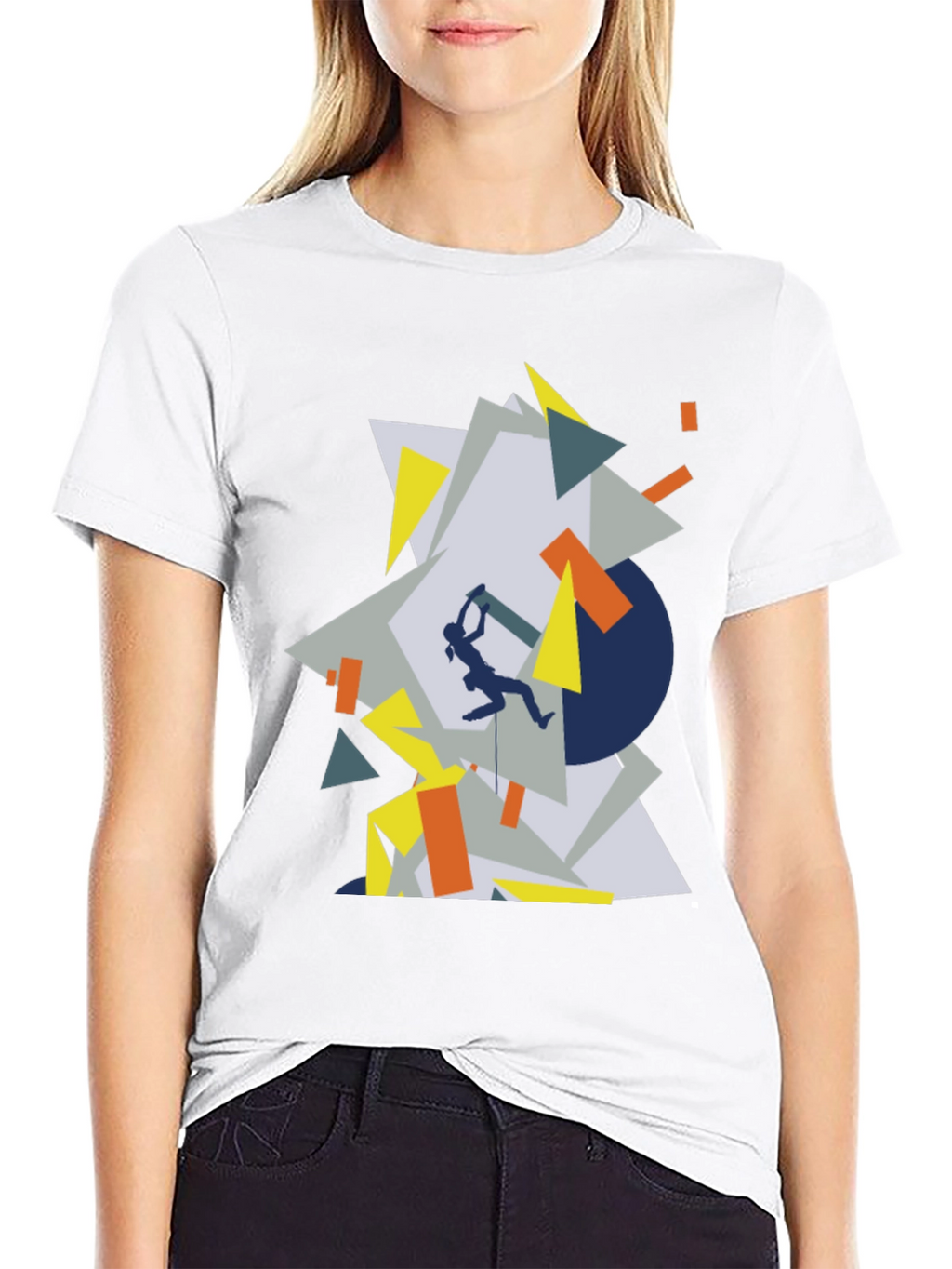 Geometric Climbing T-Shirt