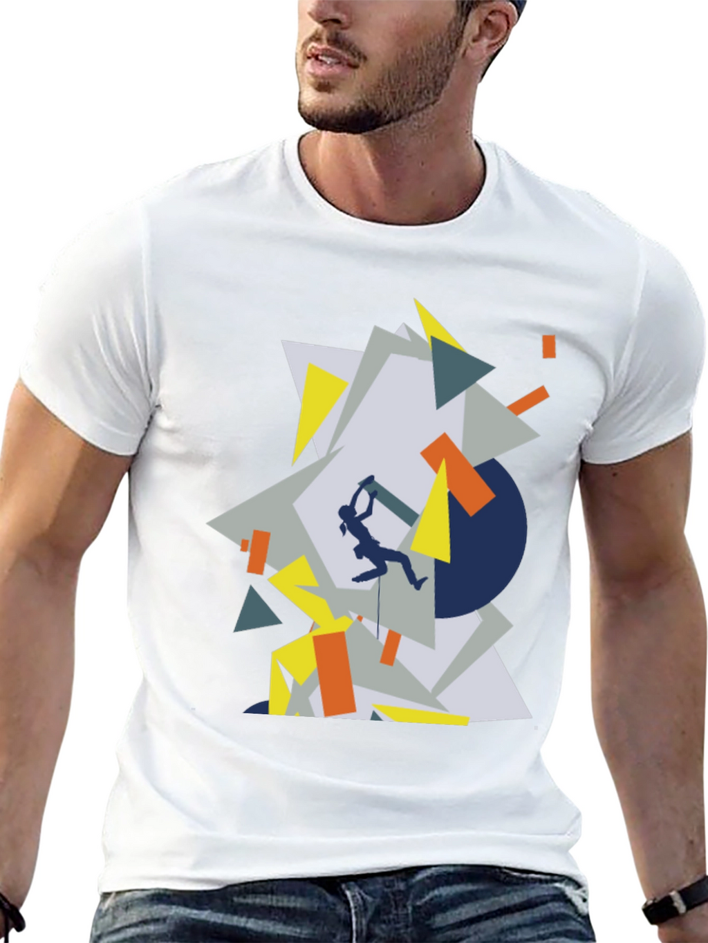 Geometric Climbing T-Shirt