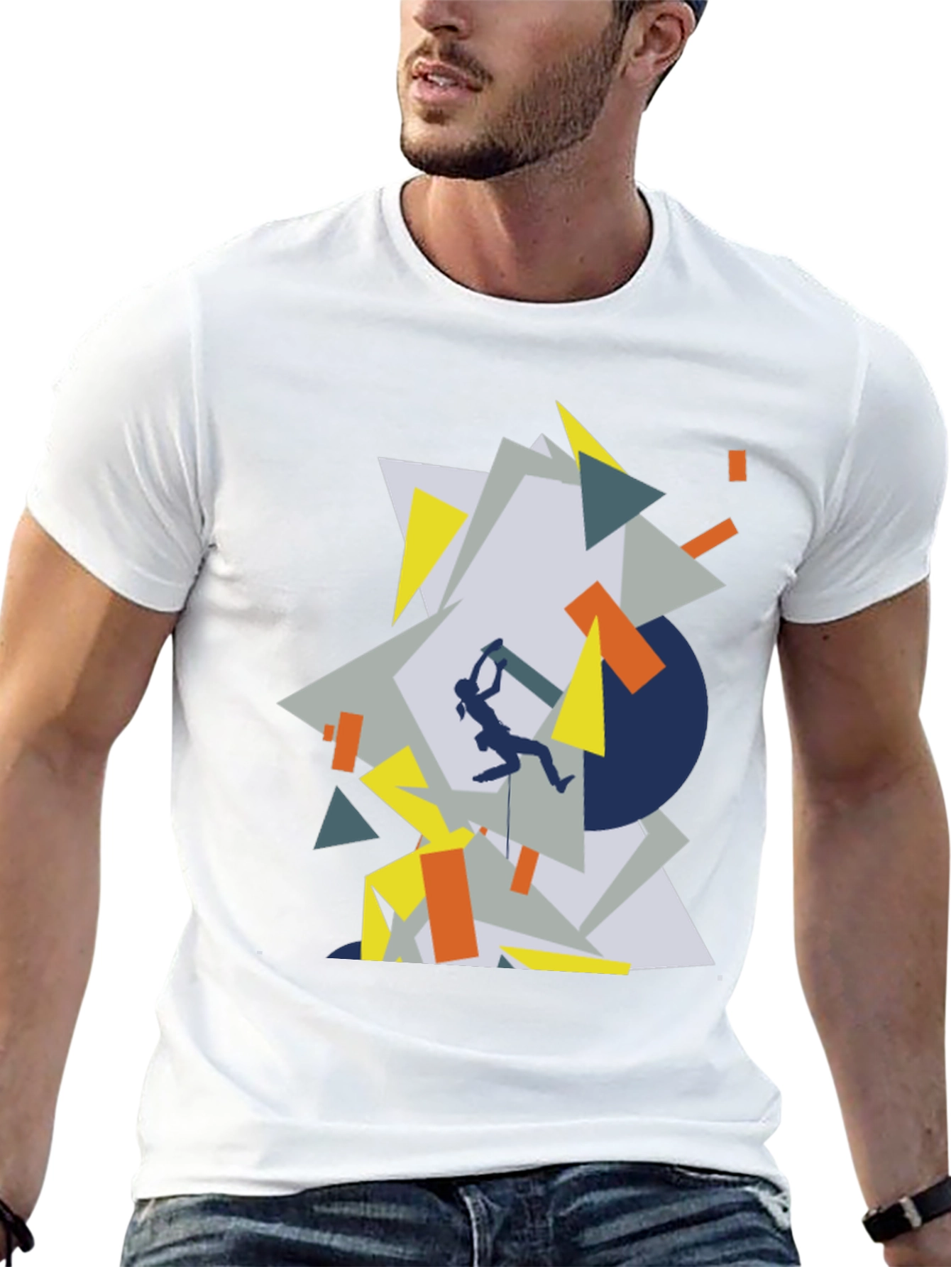 Geometric Climbing T-Shirt
