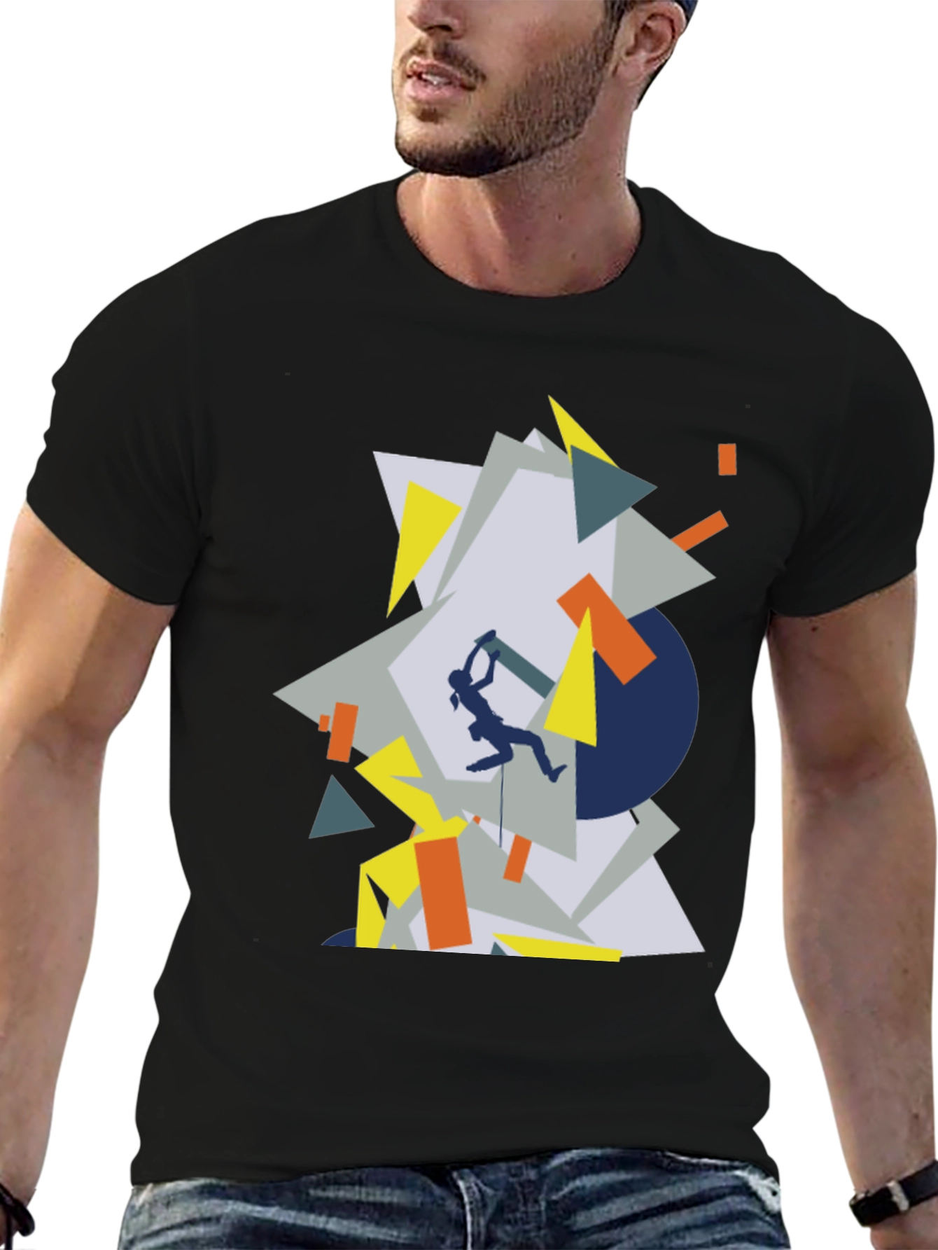 Geometric Climbing T-Shirt