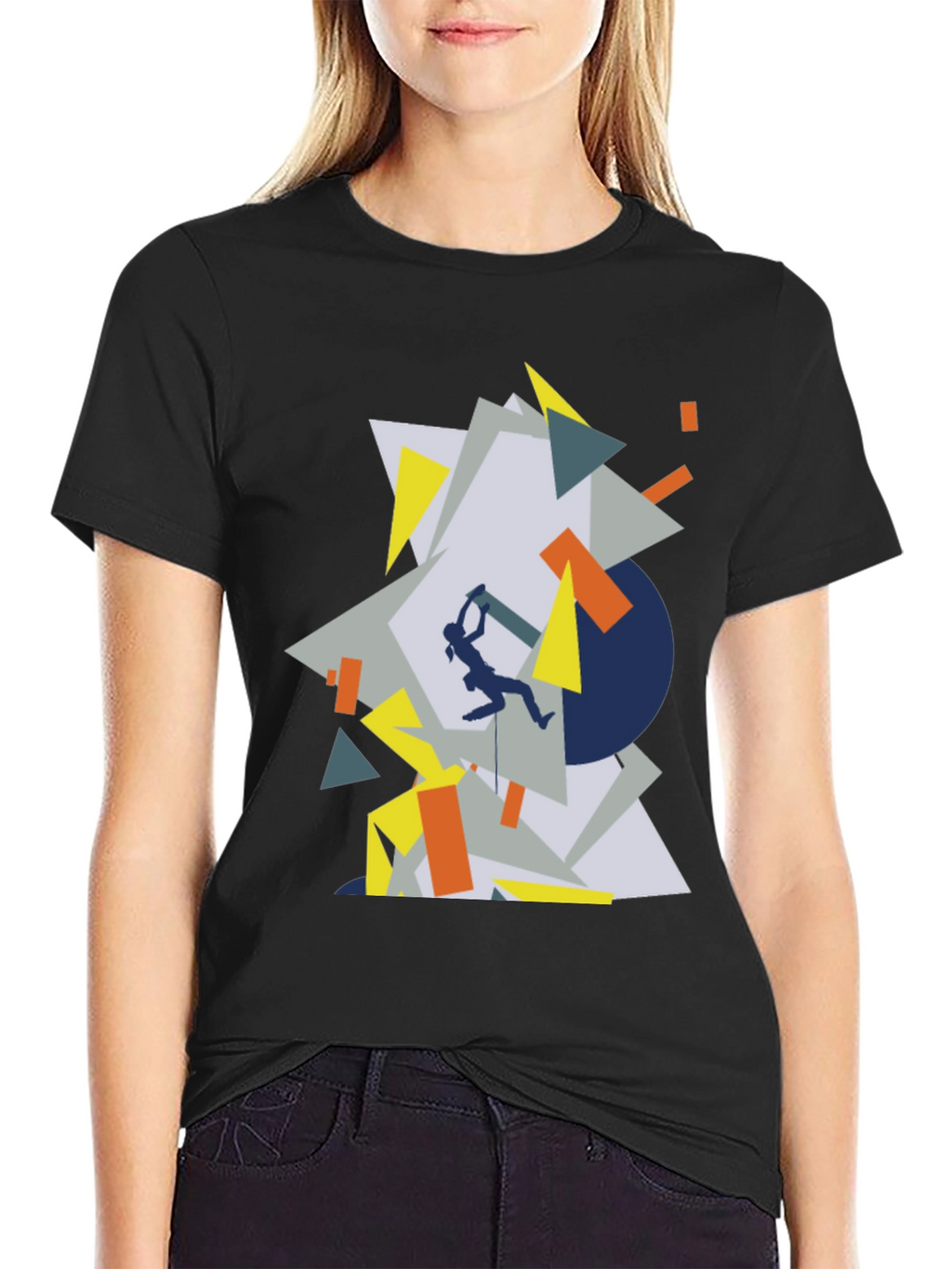 Geometric Climbing T-Shirt