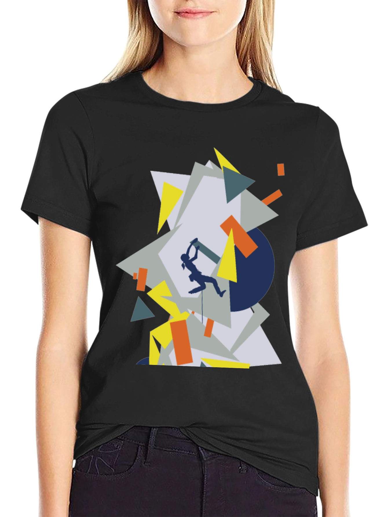 Geometric Climbing T-Shirt