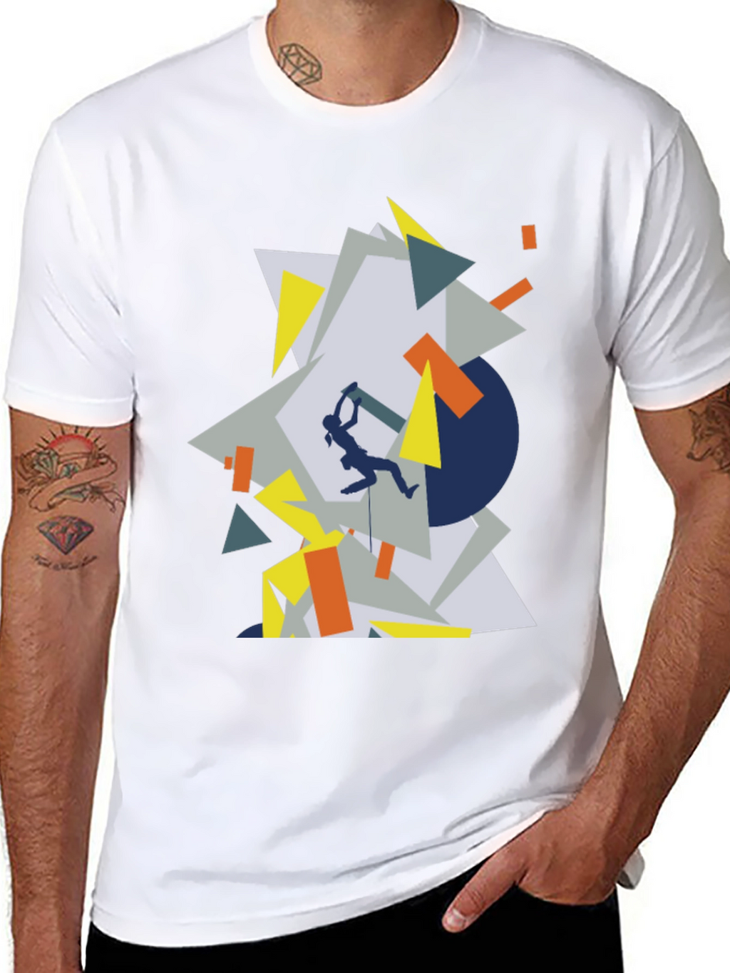 Geometric Climbing T-Shirt