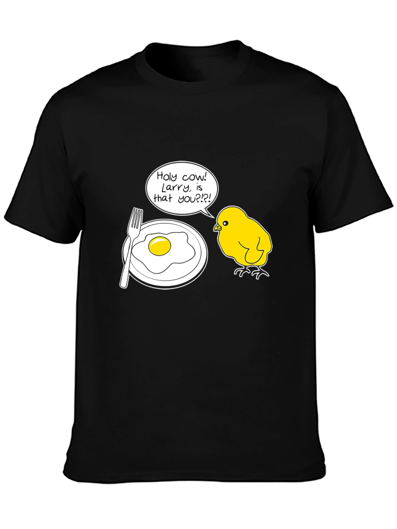 Funny Chick & Egg Humor Graphic T-Shirt
