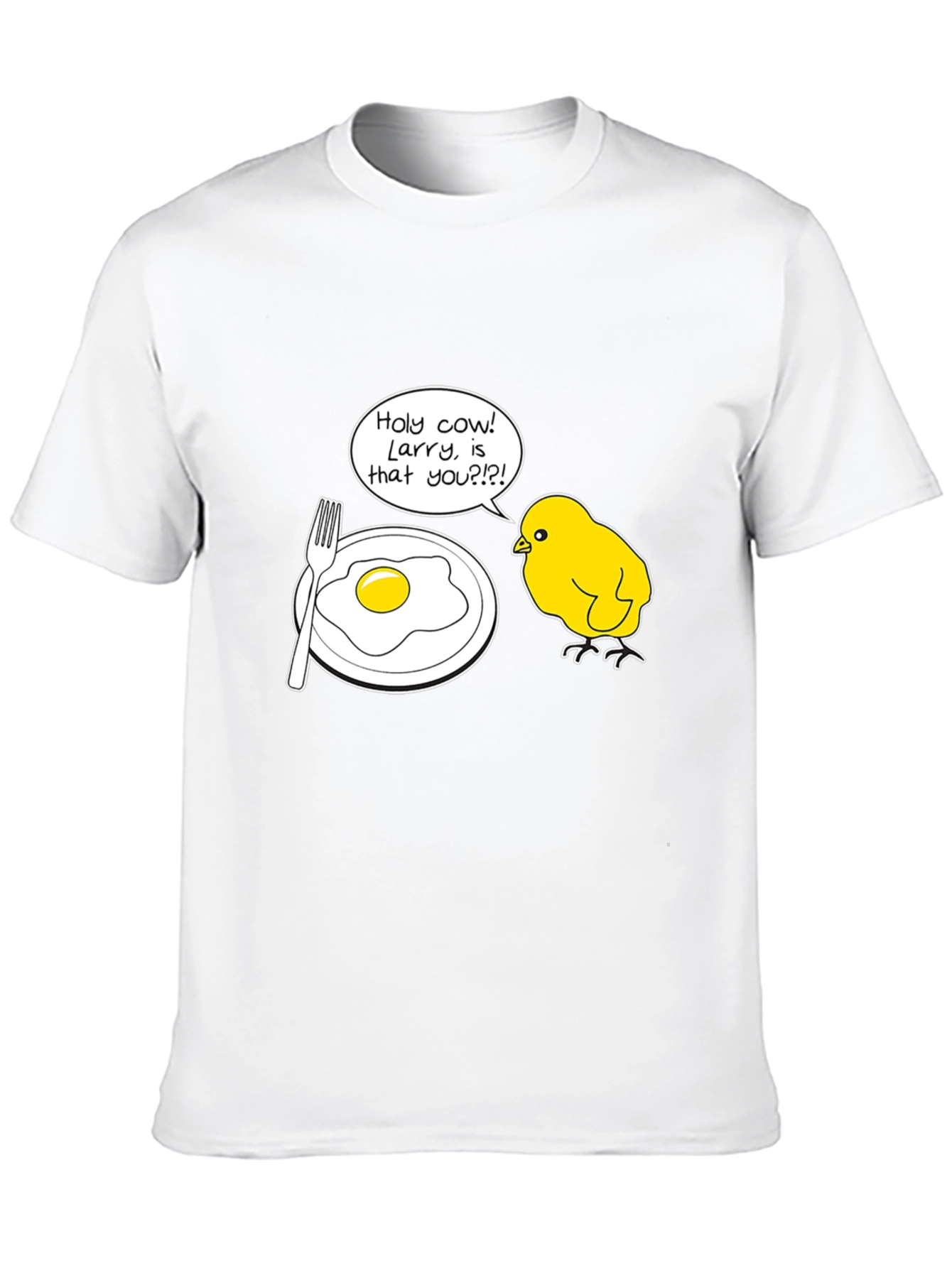 Funny Chick & Egg Humor Graphic T-Shirt