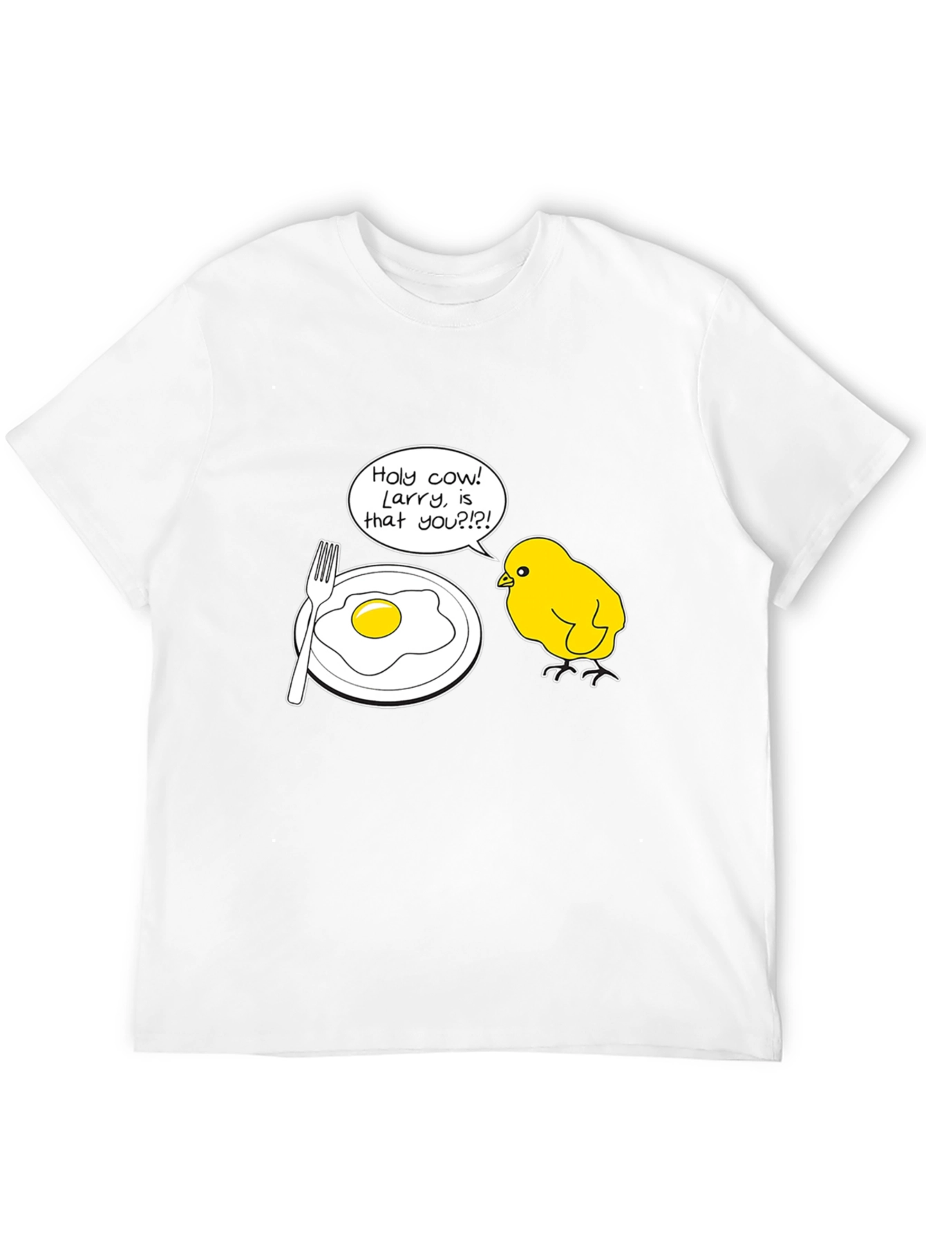 Funny Chick & Egg Humor Graphic T-Shirt