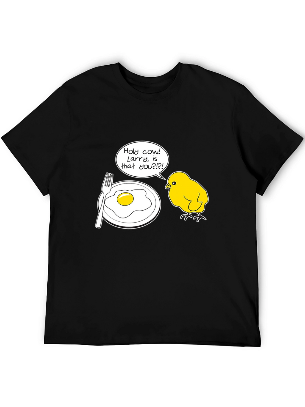 Funny Chick & Egg Humor Graphic T-Shirt