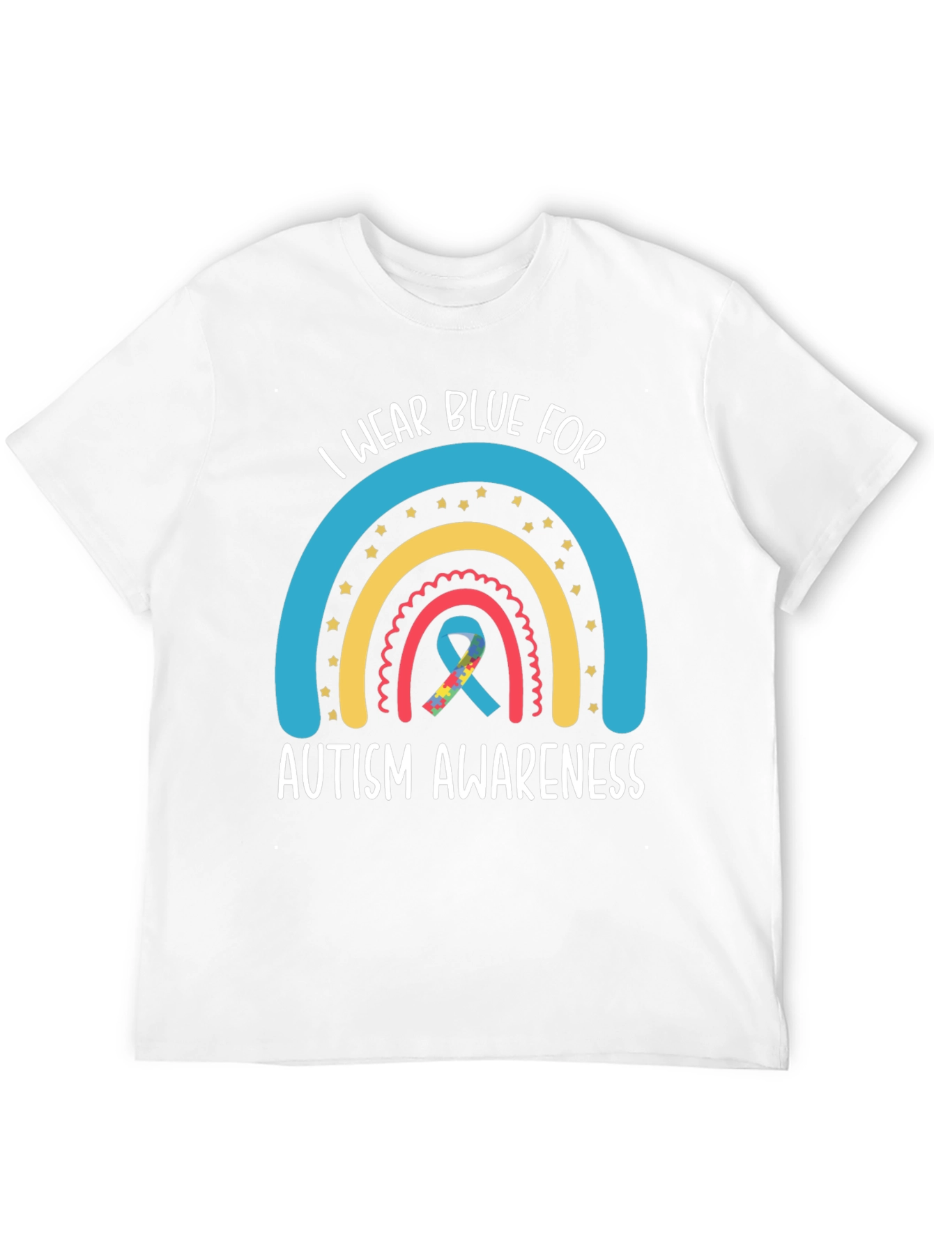 Autism Awareness Tee - I Wear Blue For...