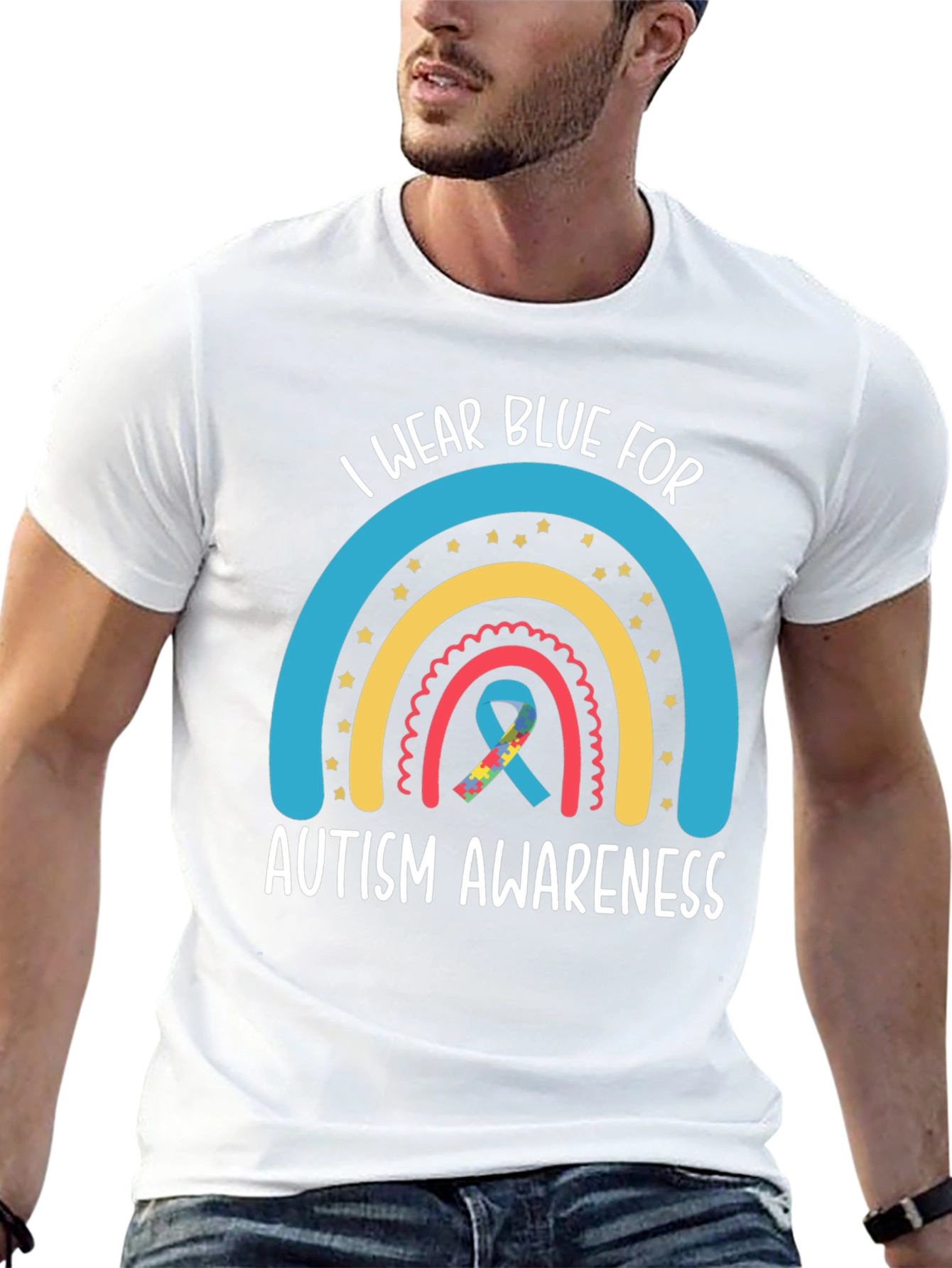 Autism Awareness Tee - I Wear Blue For...