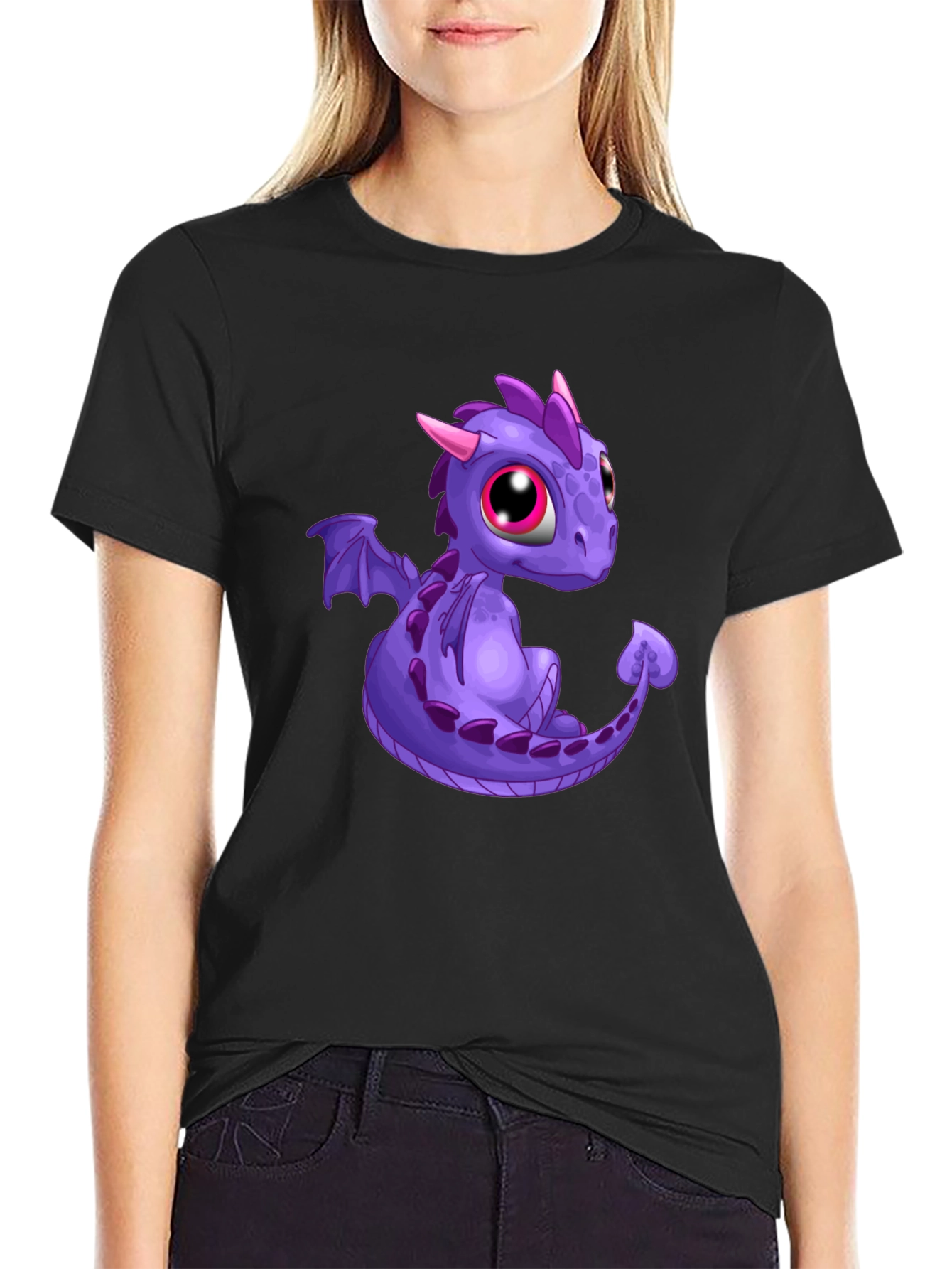 Cartoon Dragon Graphic Tee