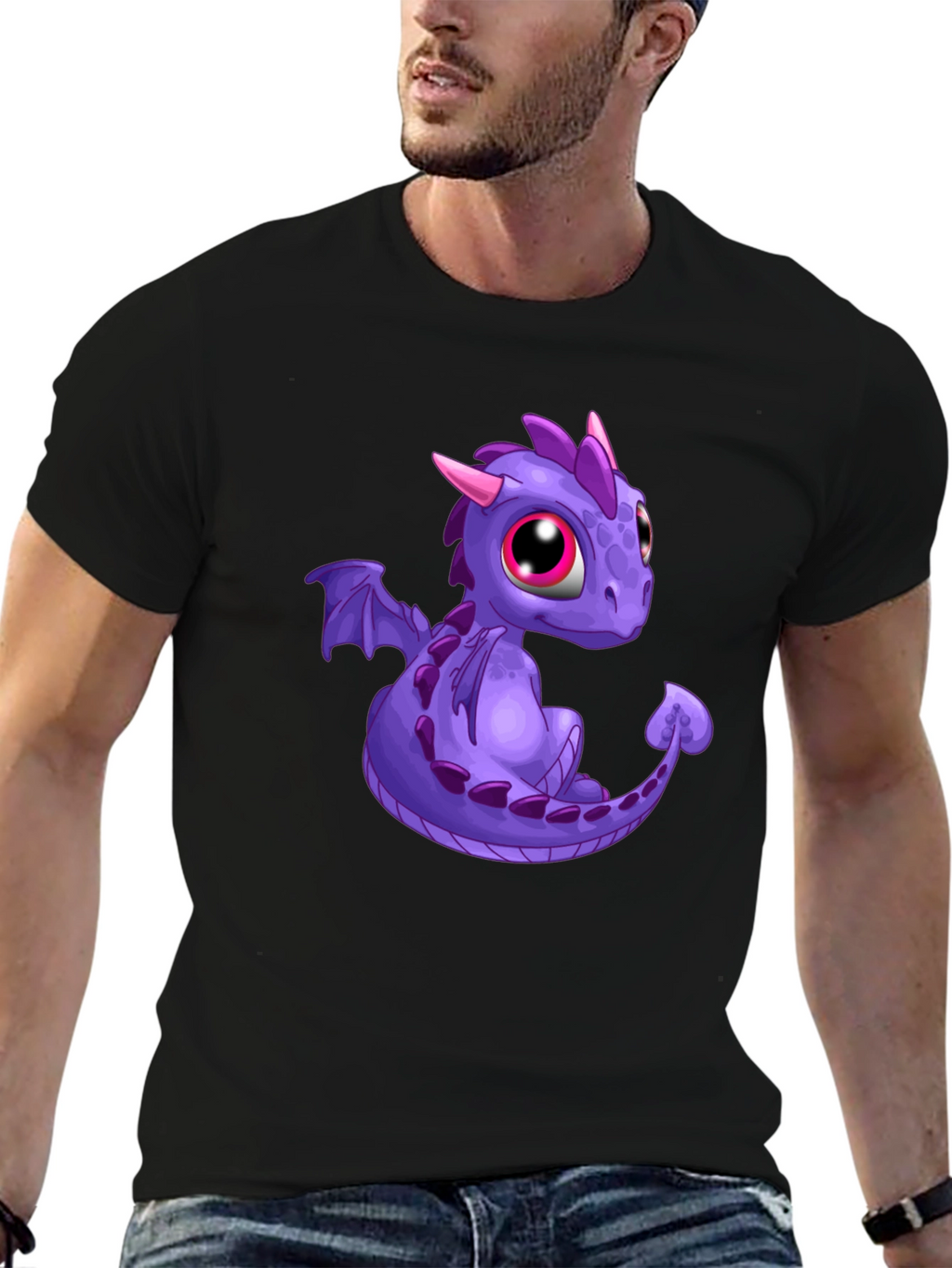 Cartoon Dragon Graphic Tee