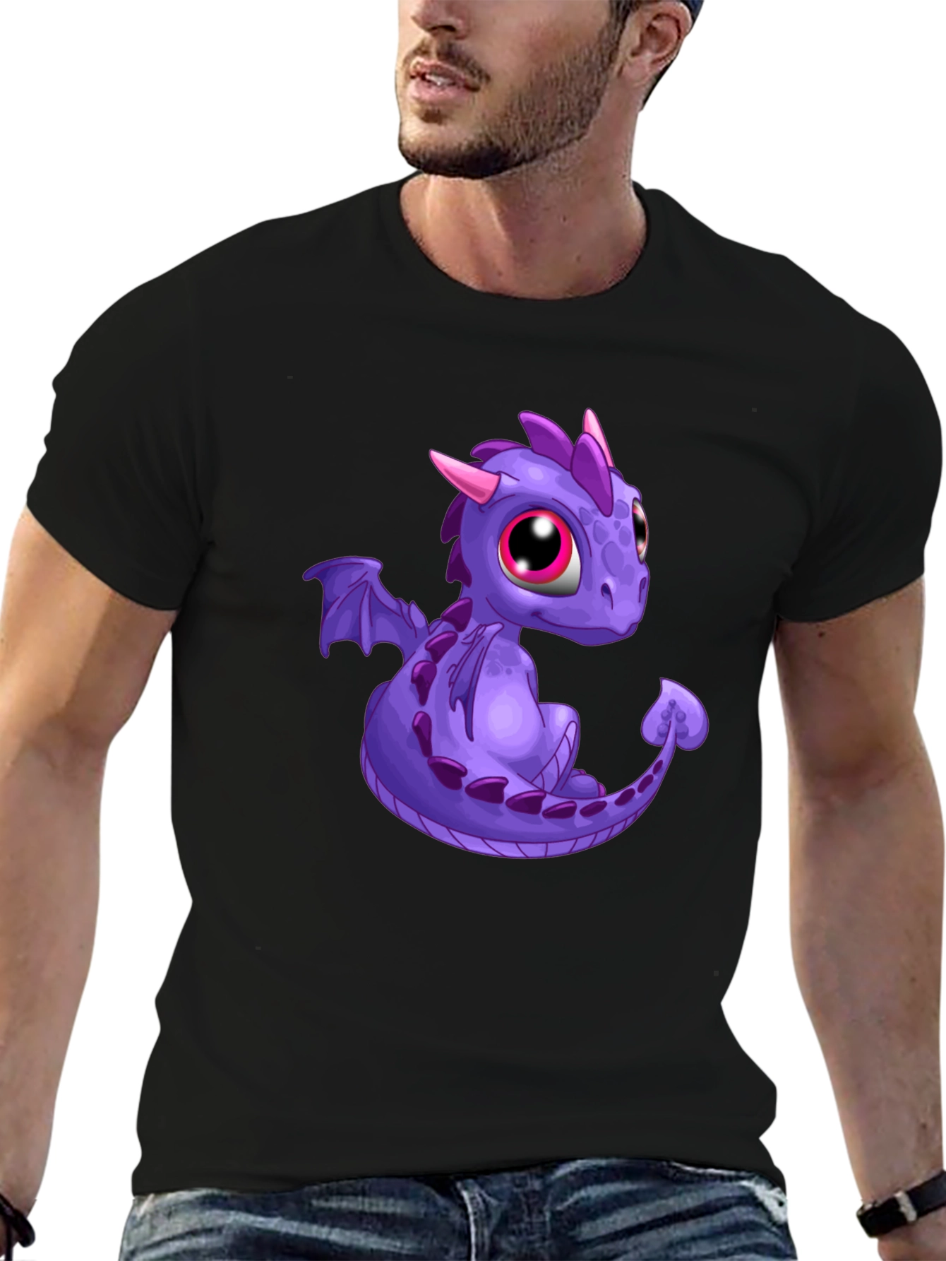 Cartoon Dragon Graphic Tee
