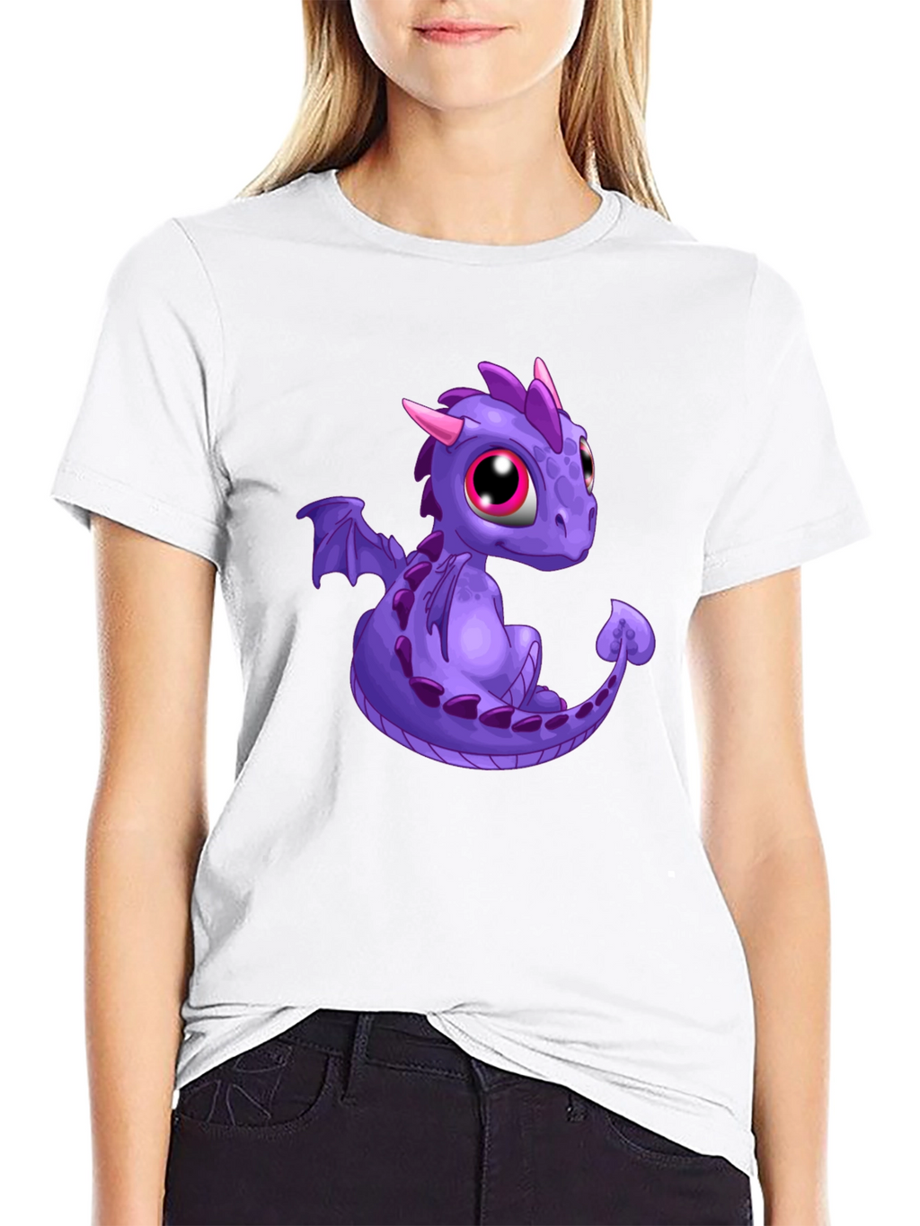 Cartoon Dragon Graphic Tee