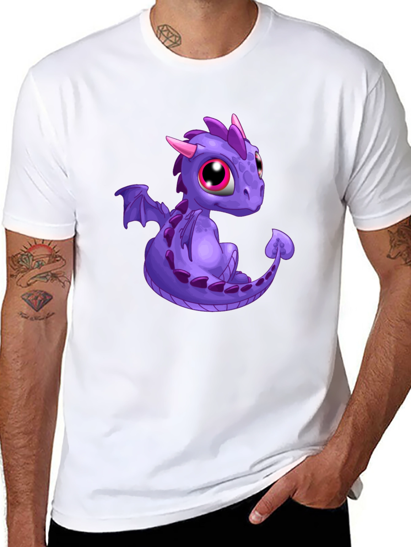 Cartoon Dragon Graphic Tee