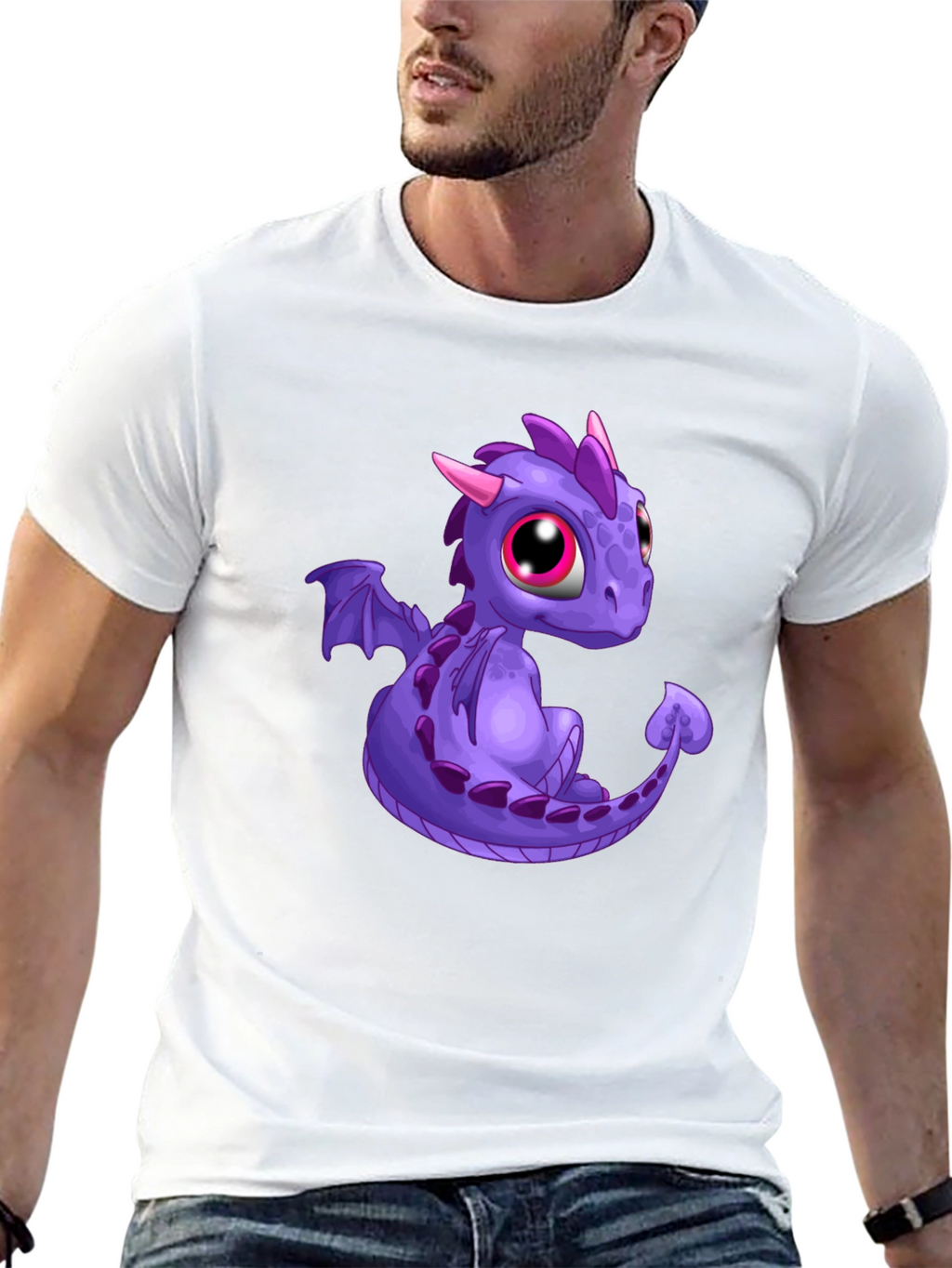 Cartoon Dragon Graphic Tee