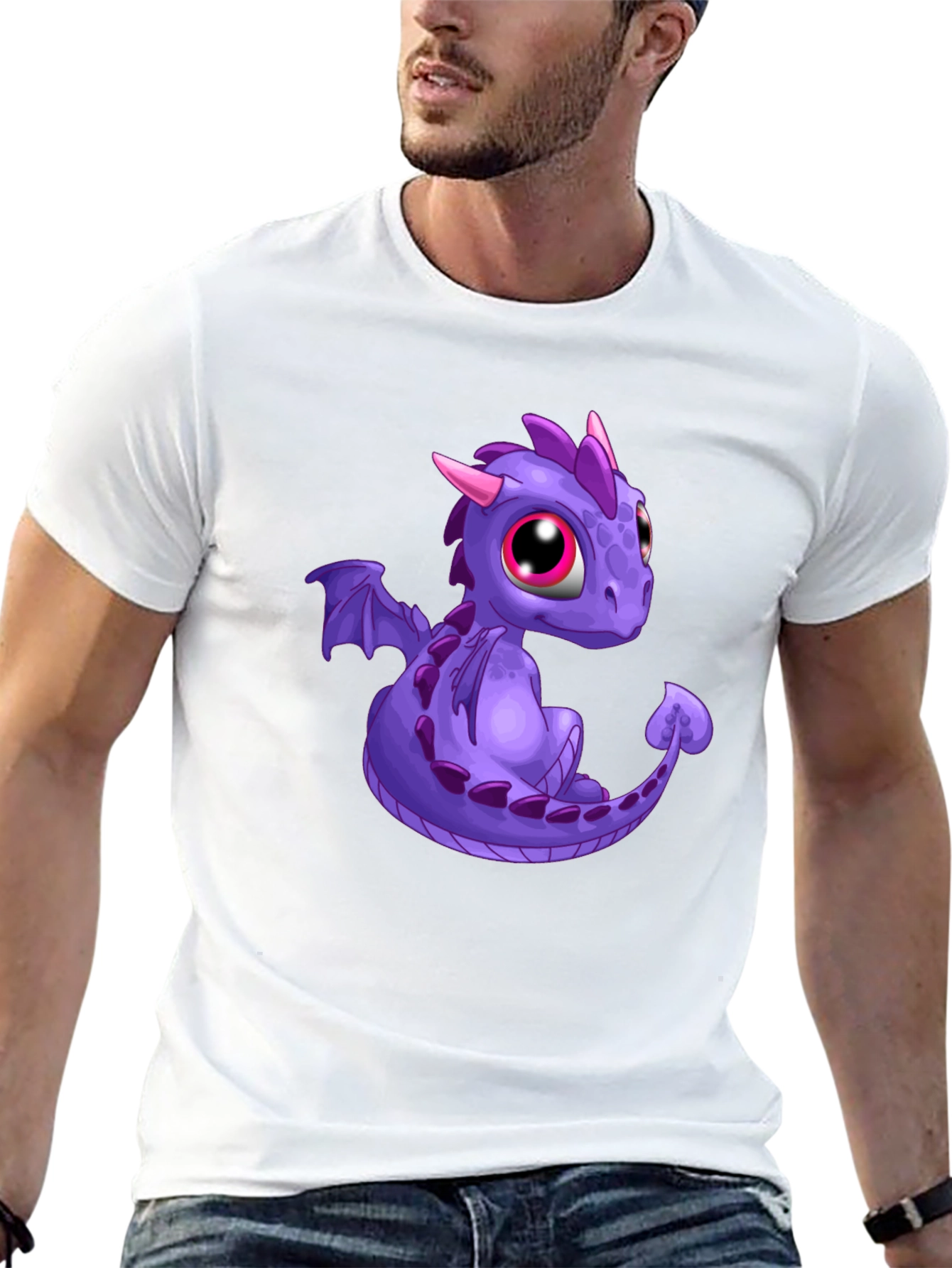 Cartoon Dragon Graphic Tee
