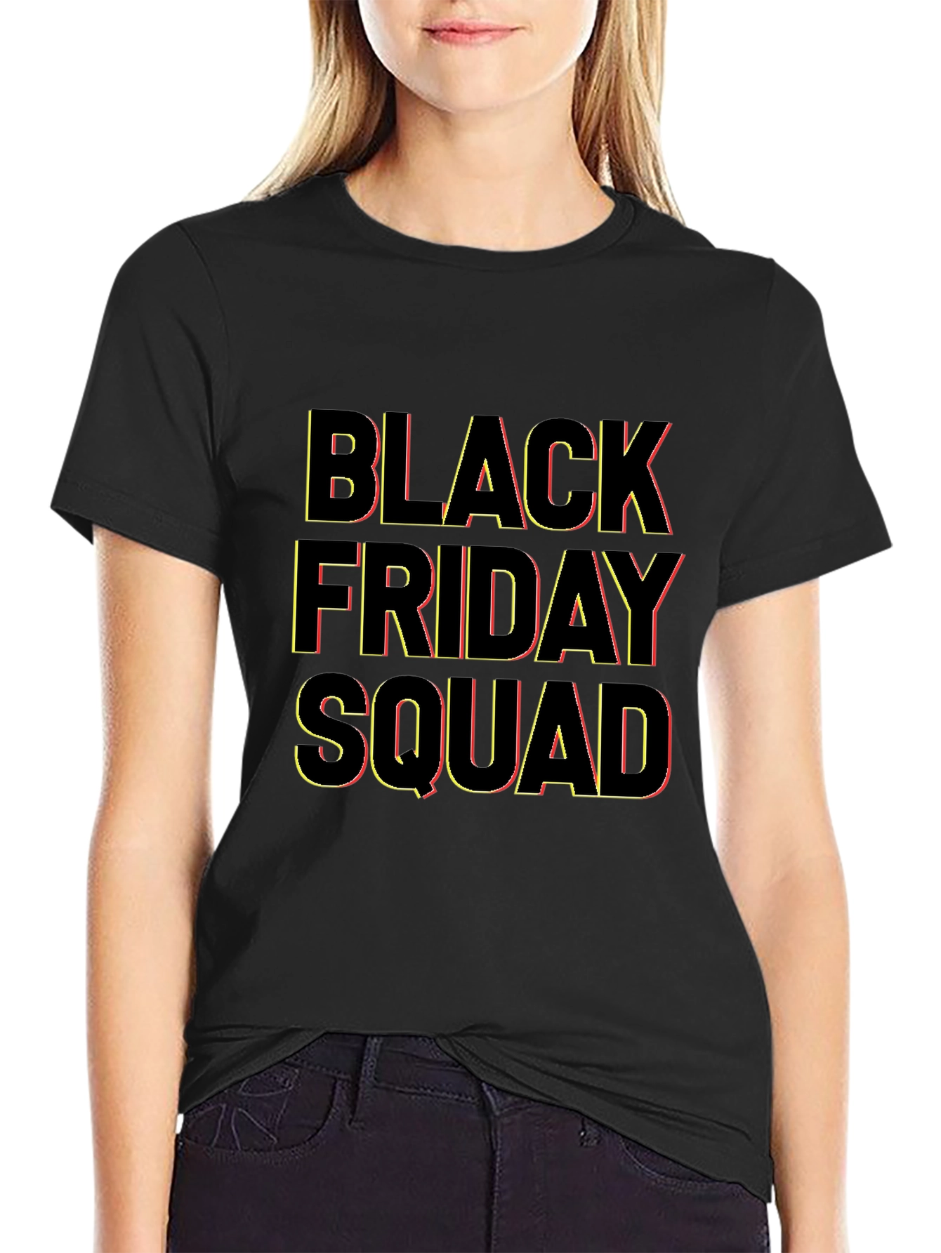 Black Friday Squad Graphic T-Shirt