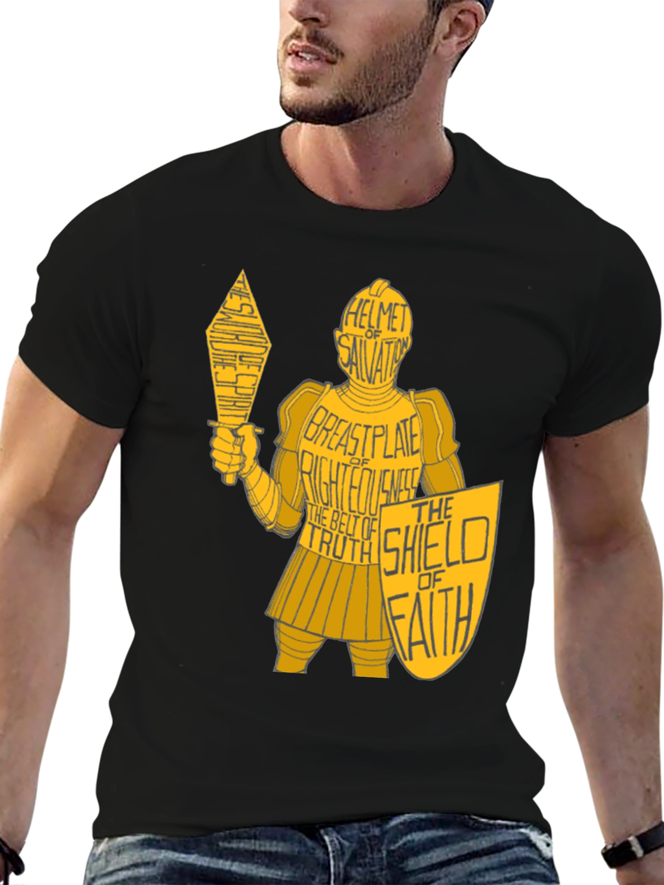 Armor of God T-Shirt - Christian Knight Tee