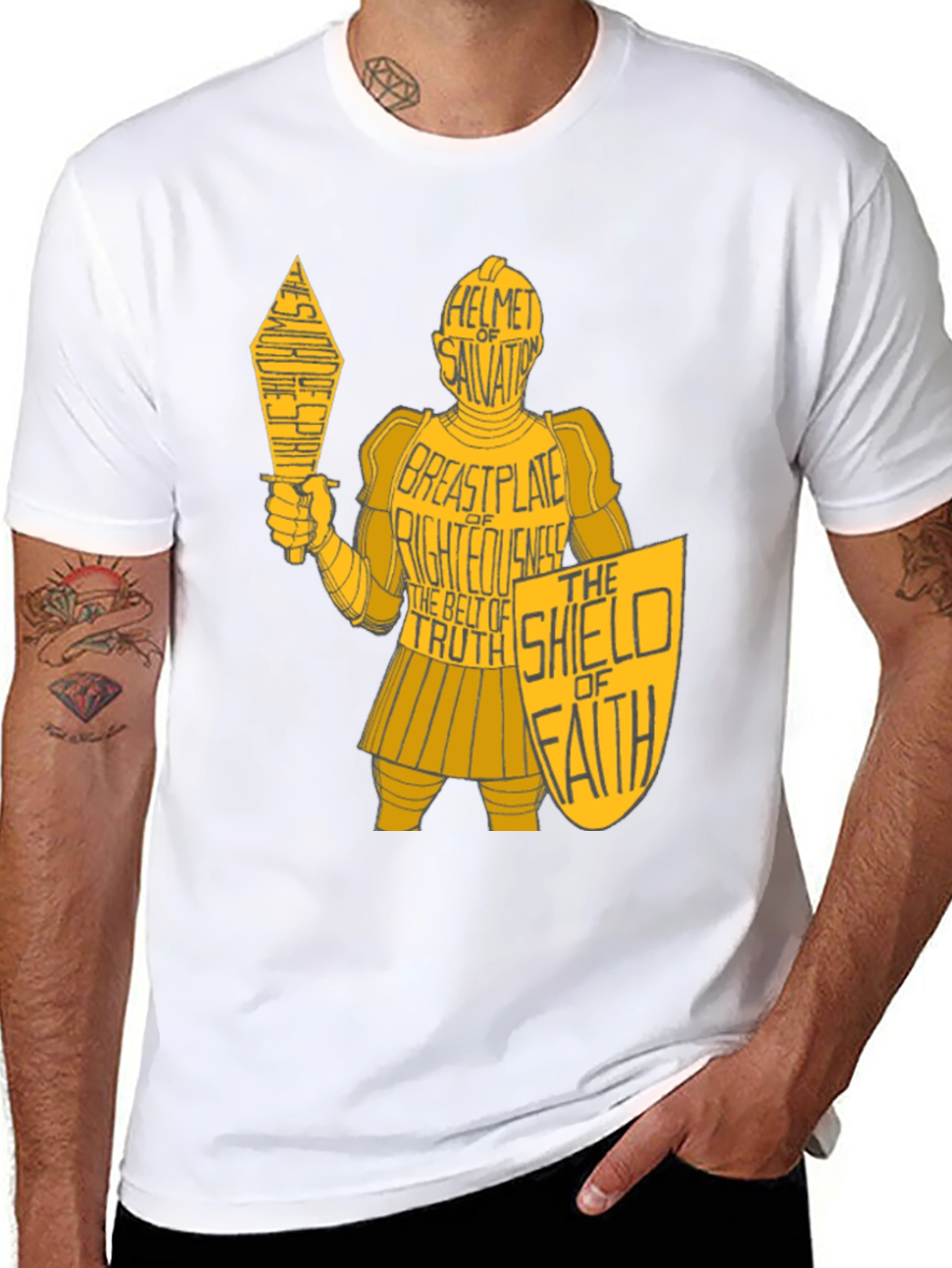 Armor of God T-Shirt - Christian Knight Tee