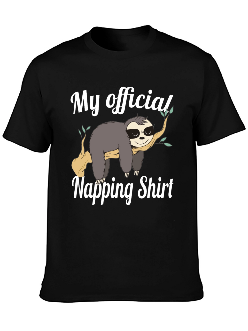 Funny Sloth Napping Shirt - Official Loungewear