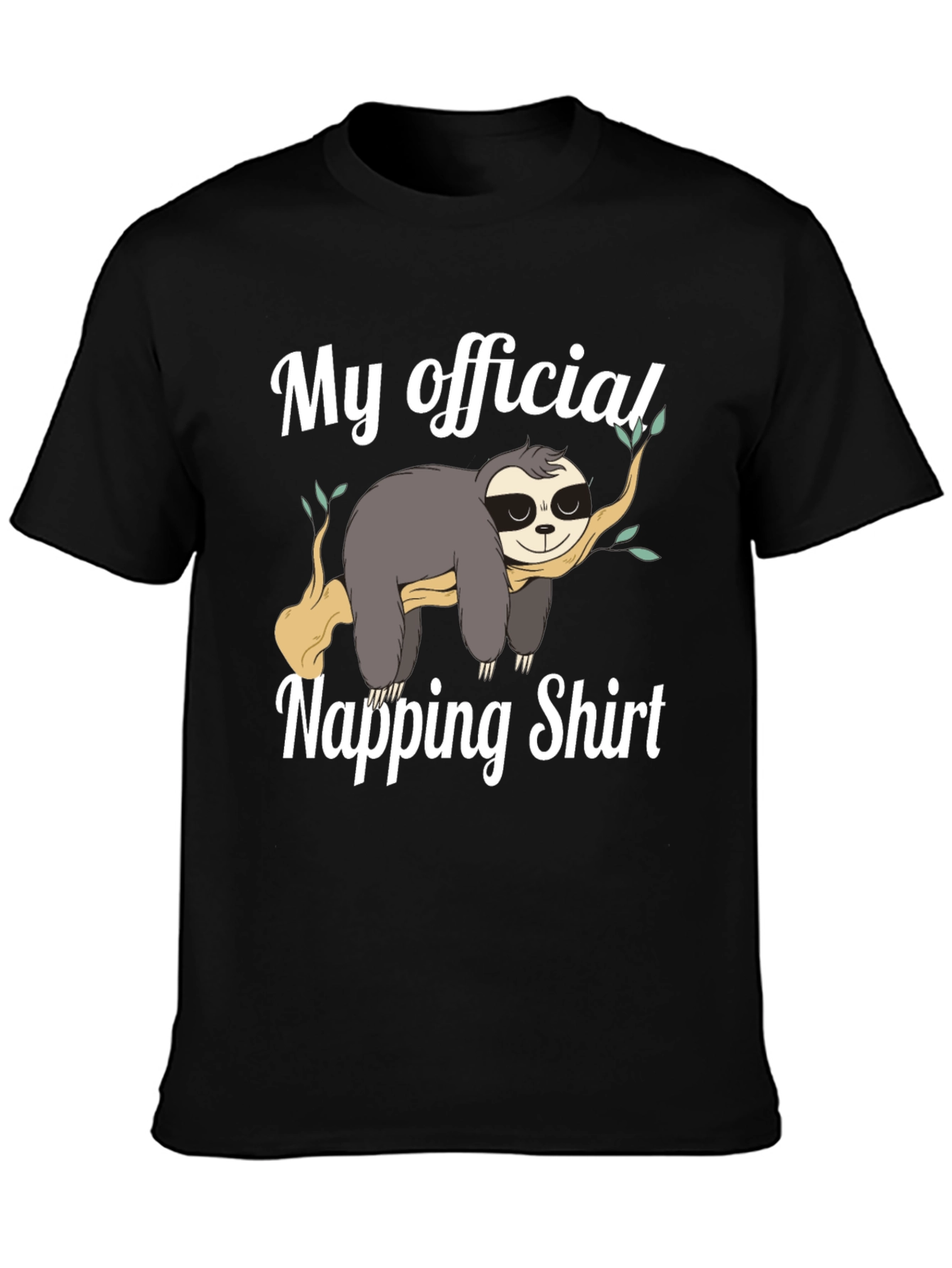 Funny Sloth Napping Shirt - Official Loungewear