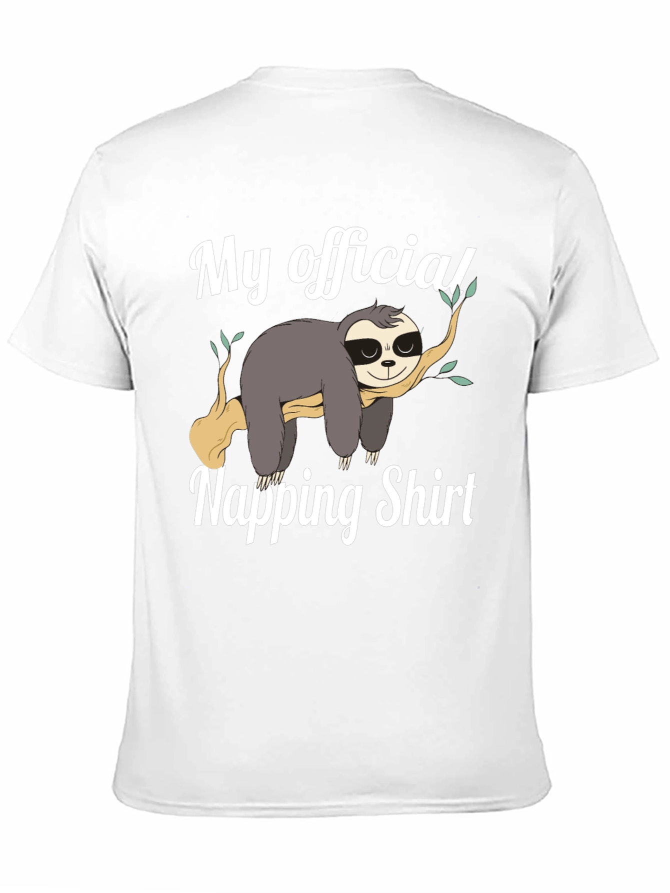 Funny Sloth Napping Shirt - Official Loungewear
