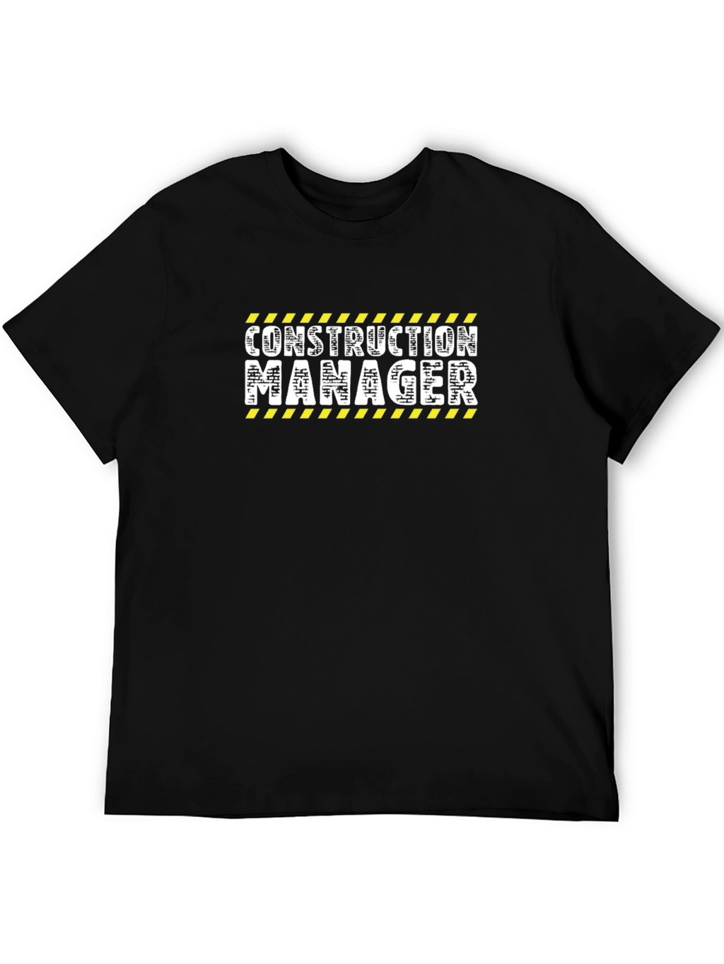 Construction Manager Graphic Tee - Black
