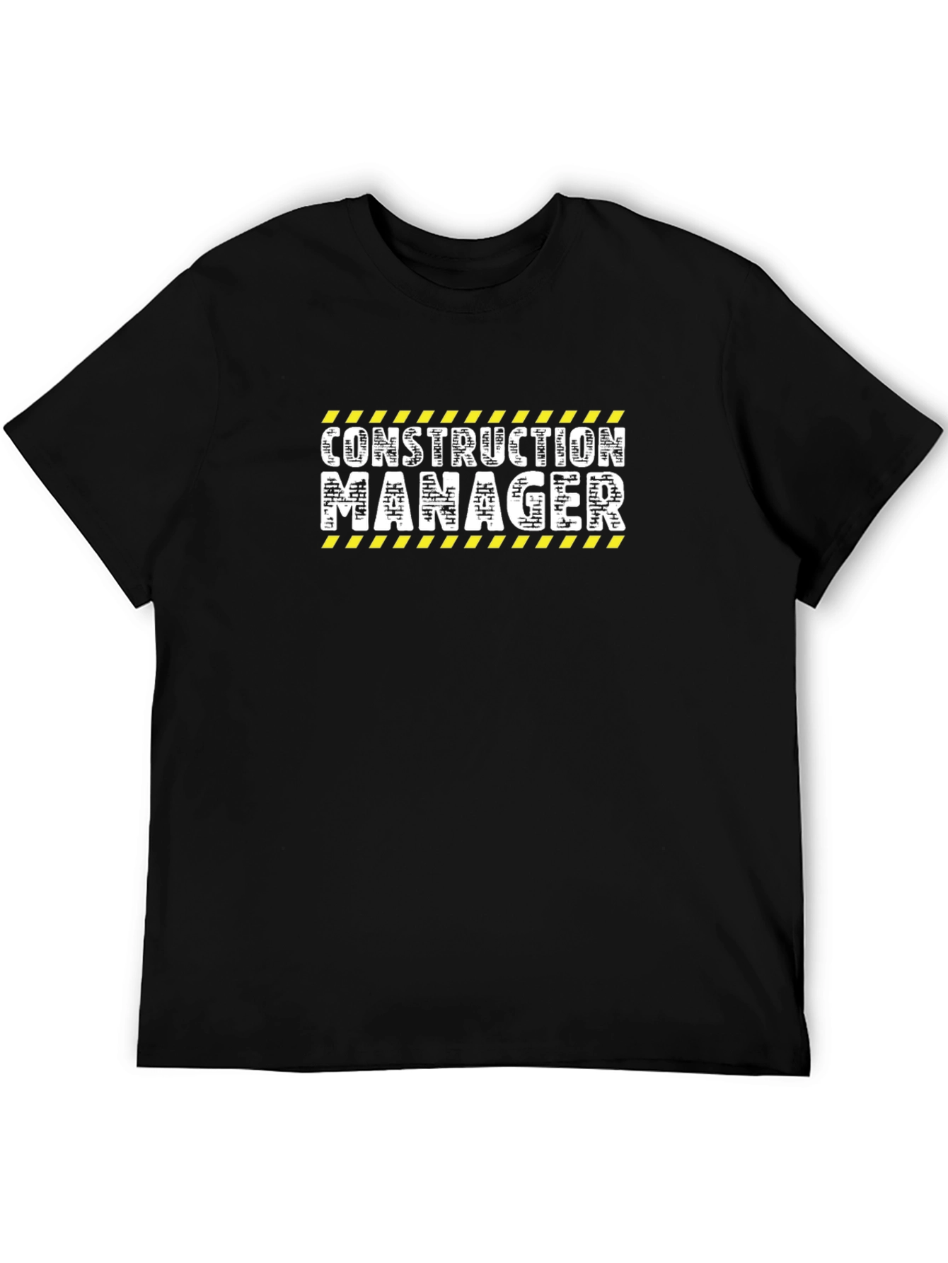 Construction Manager Graphic Tee - Black