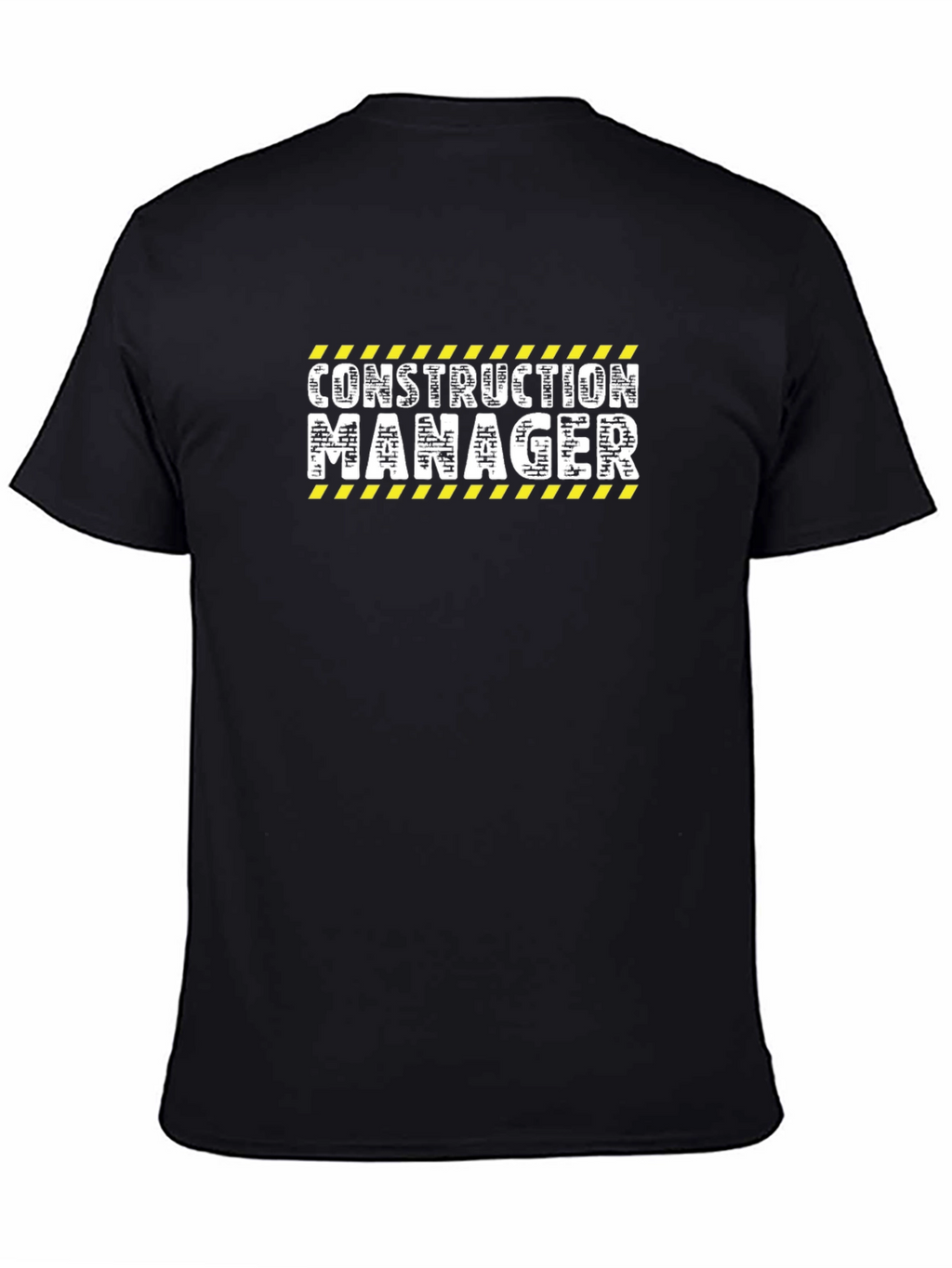Construction Manager Graphic Tee - Black
