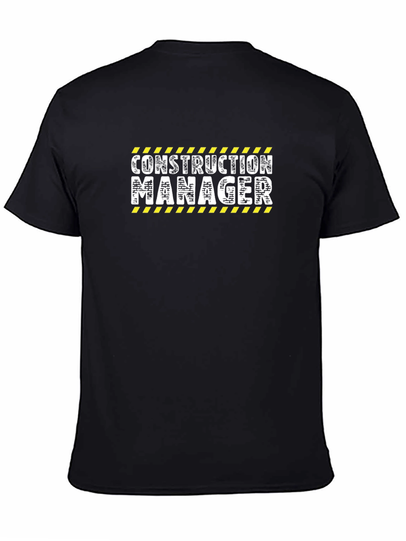 Construction Manager Graphic Tee - Black