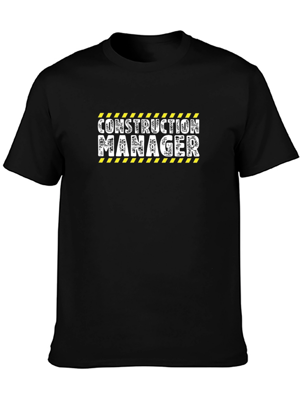 Construction Manager Graphic Tee - Black
