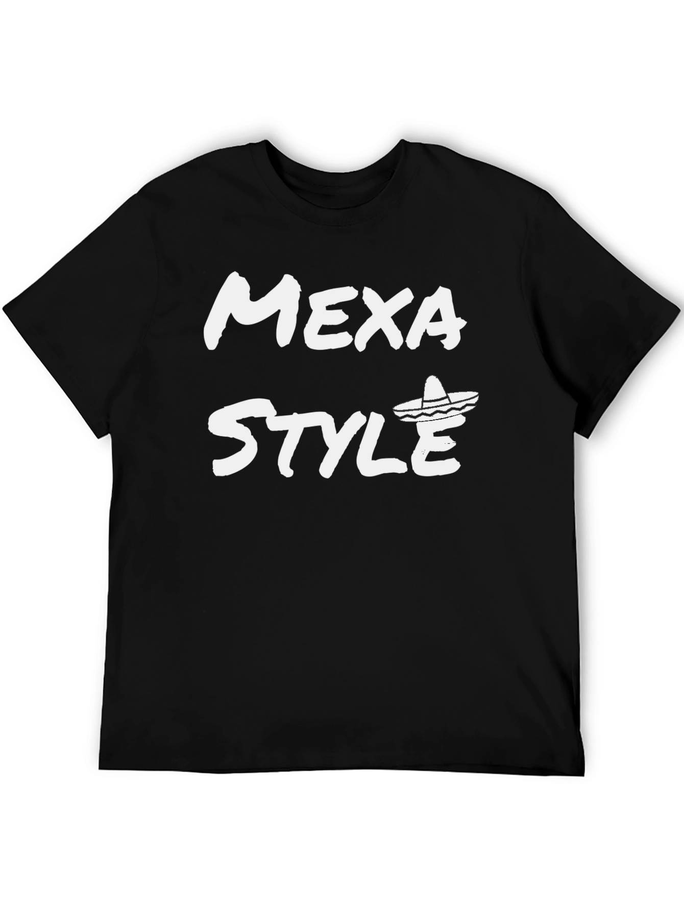 Mexa Style T-Shirt - Black Graphic Tee