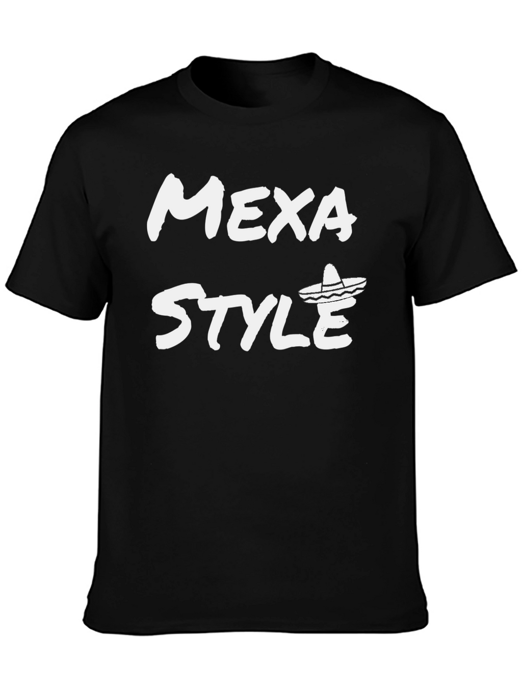 Mexa Style T-Shirt - Black Graphic Tee
