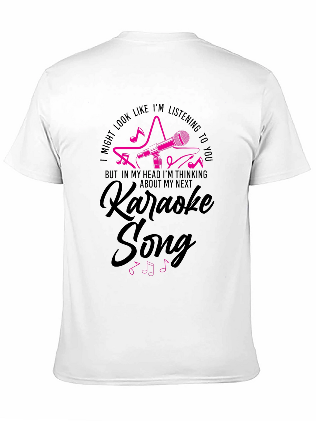 Karaoke Song T-Shirt - Music Lover Tee